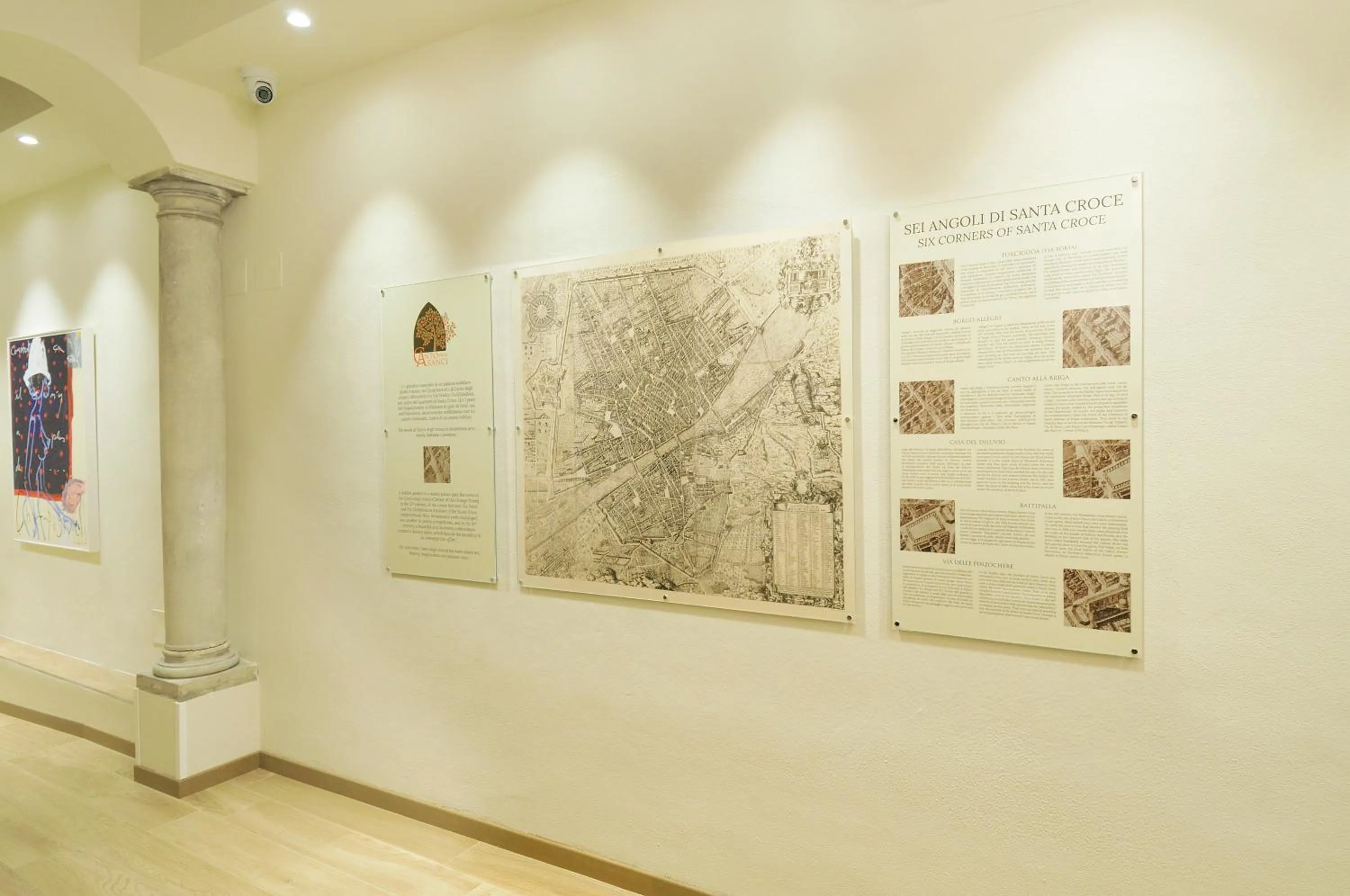 Decorative detail in Canto degli Aranci