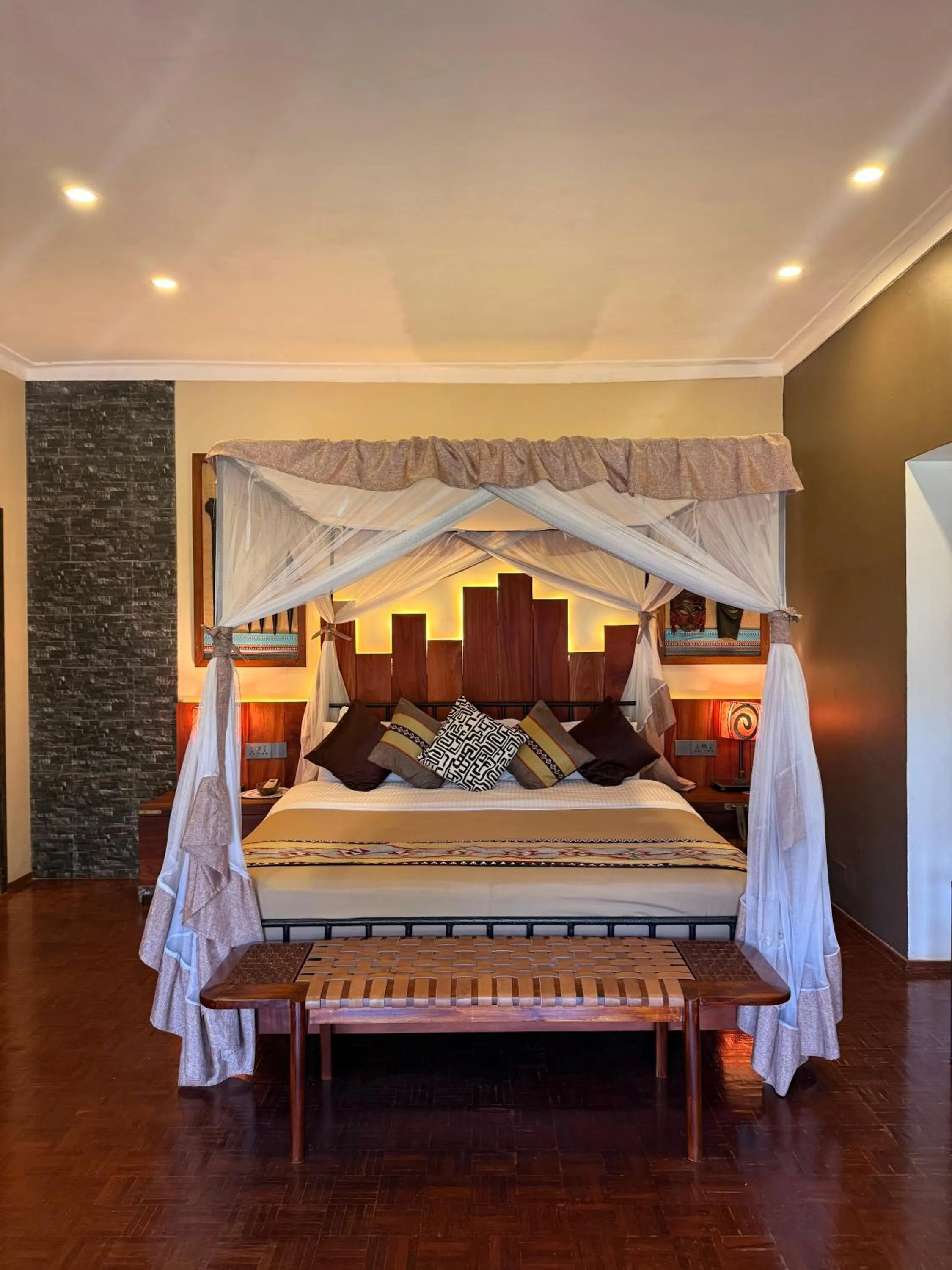 Bedroom, Bed in Ameg Lodge Kilimanjaro