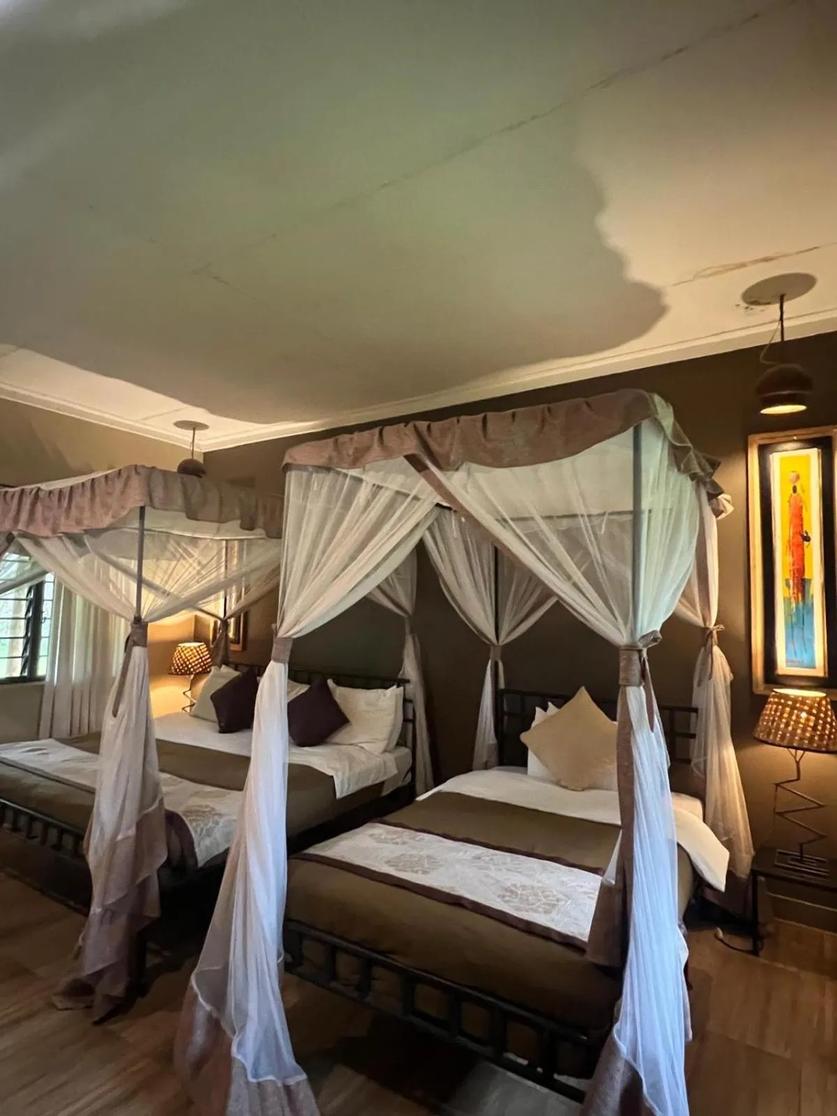 Bedroom, Bed in Ameg Lodge Kilimanjaro