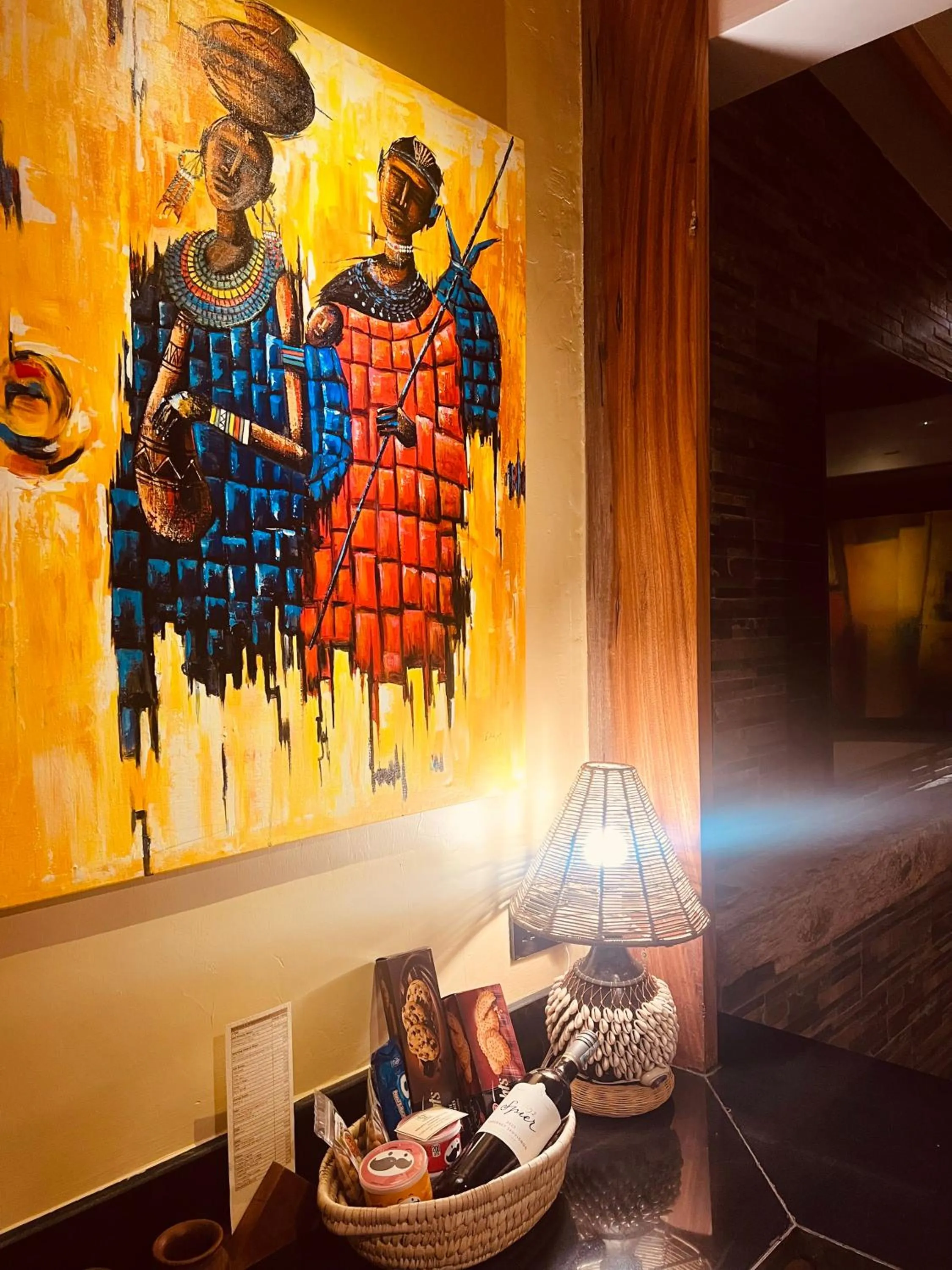 Decorative detail in Ameg Lodge Kilimanjaro