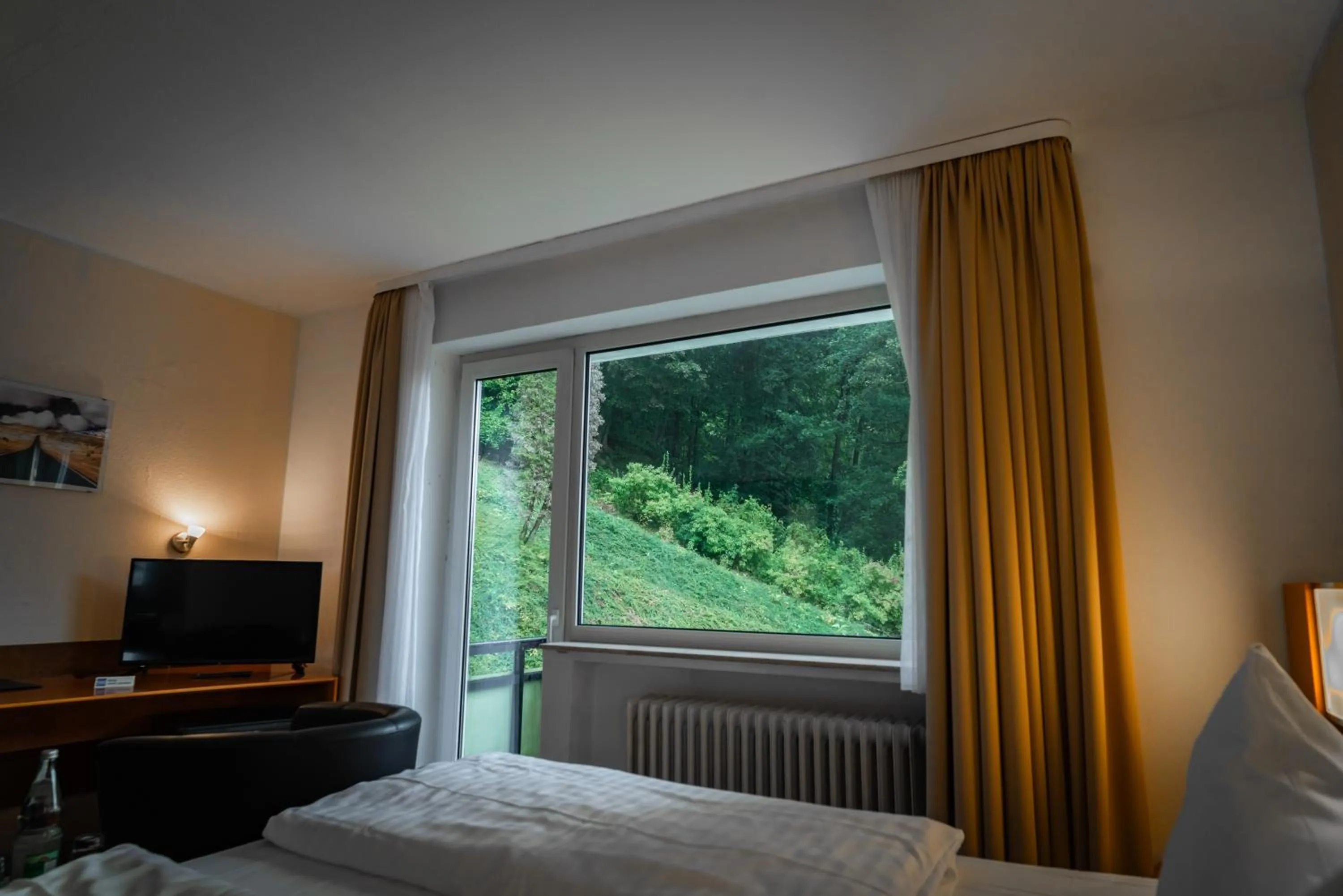 View (from property/room), Bed in Hotel Martina