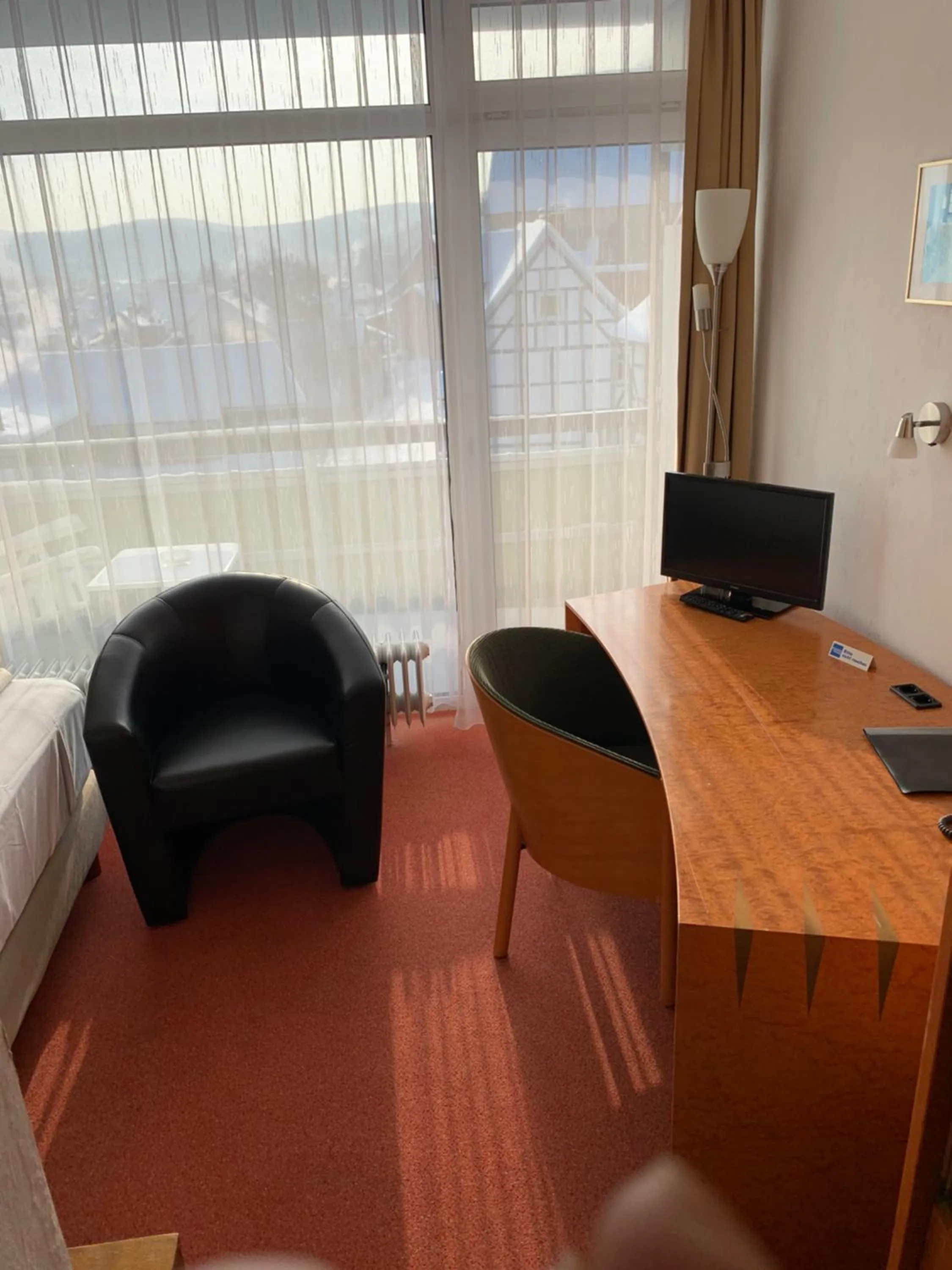 Communal lounge/ TV room in Hotel Martina