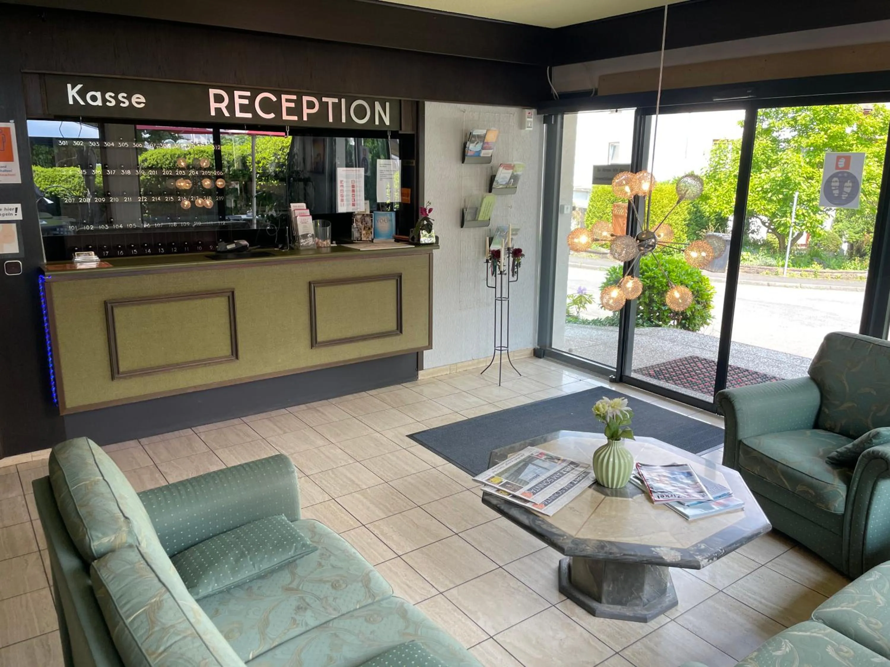 Lobby or reception in Hotel Martina