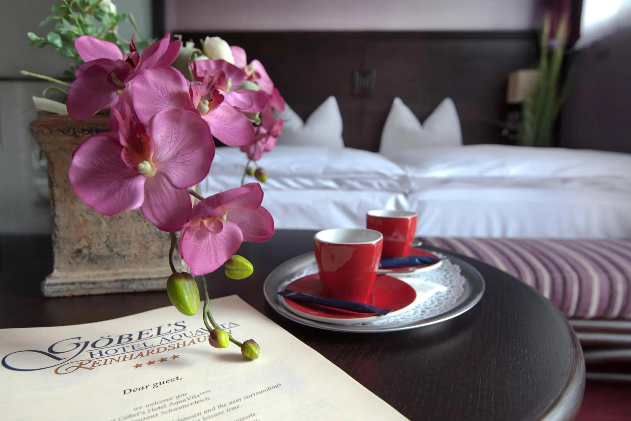 Decorative detail, Bed in Göbel's Hotel AquaVita