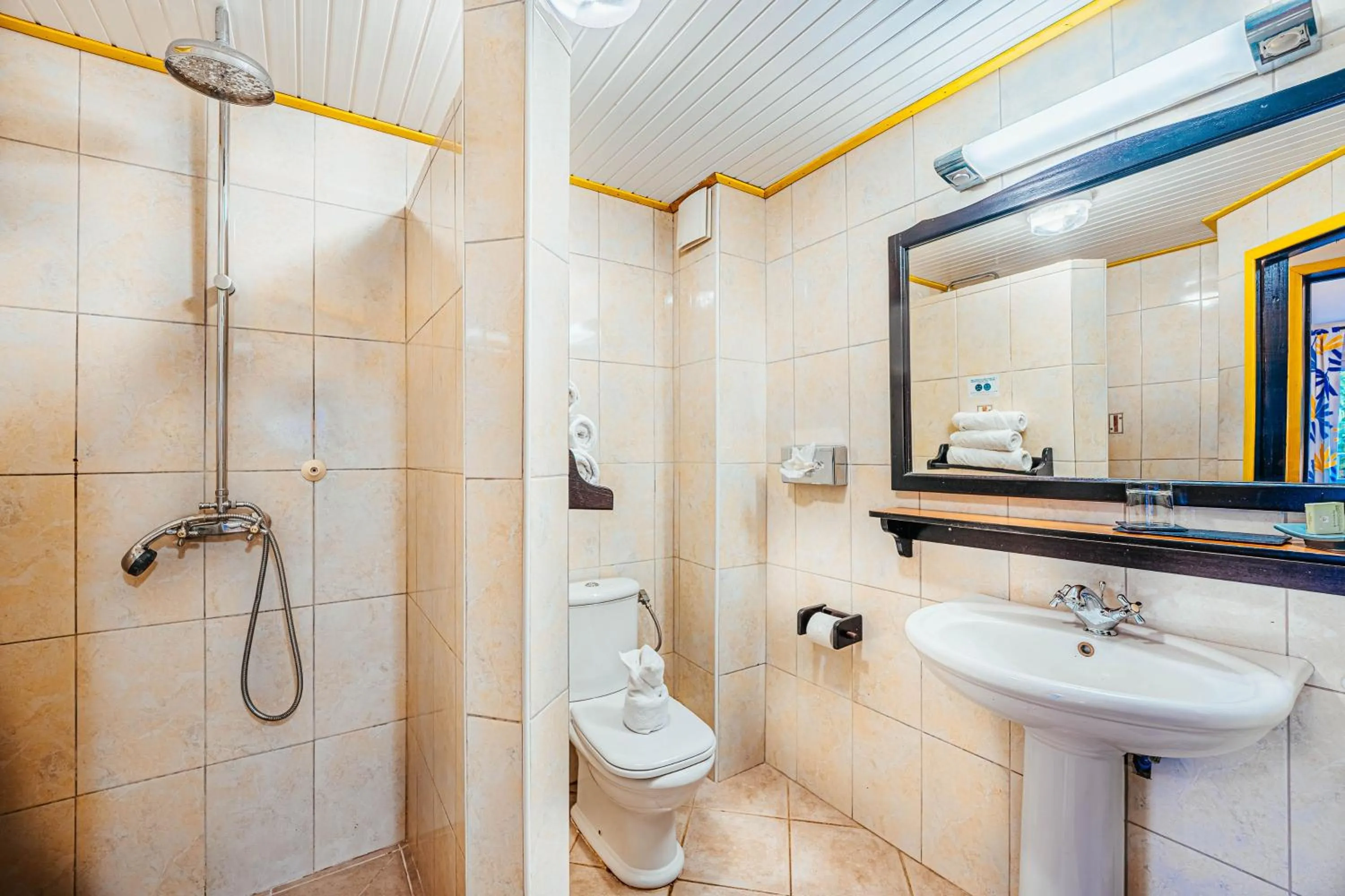 Shower in Hotel Bambou