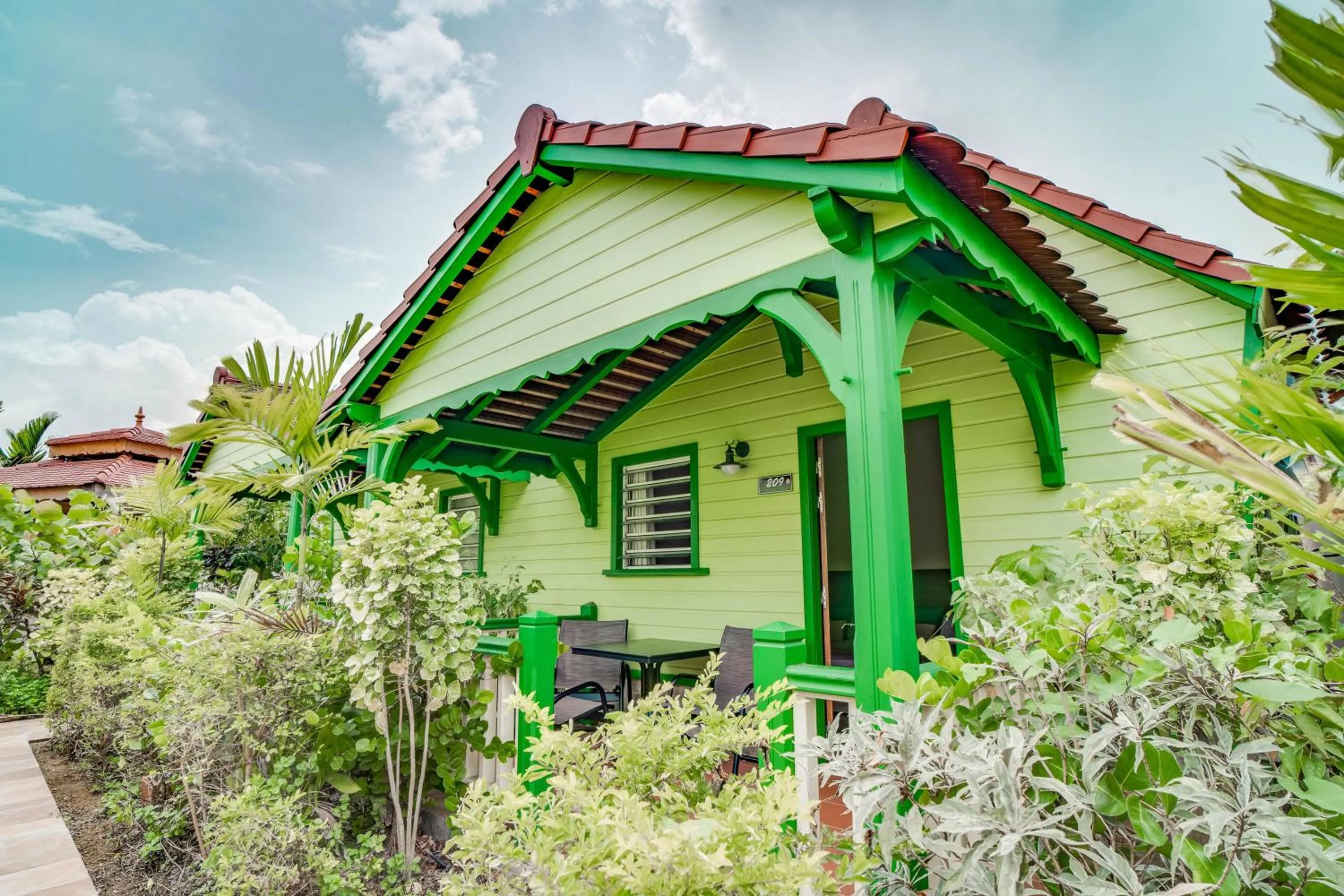Facade/entrance in Hotel Bambou