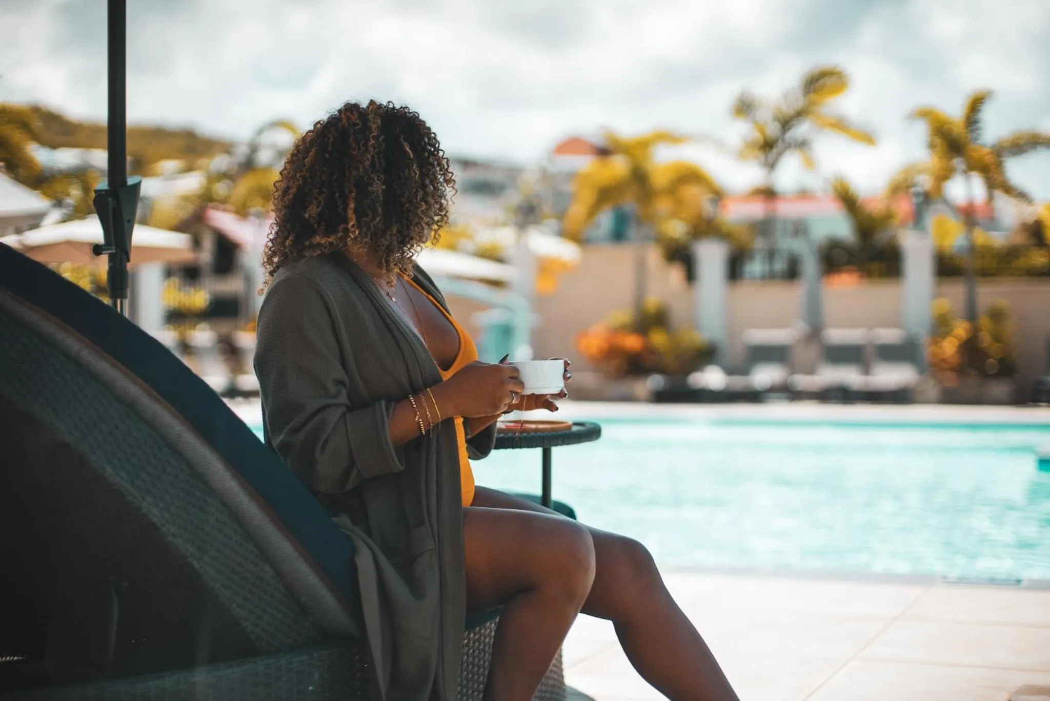 Swimming pool in Hotel Bambou