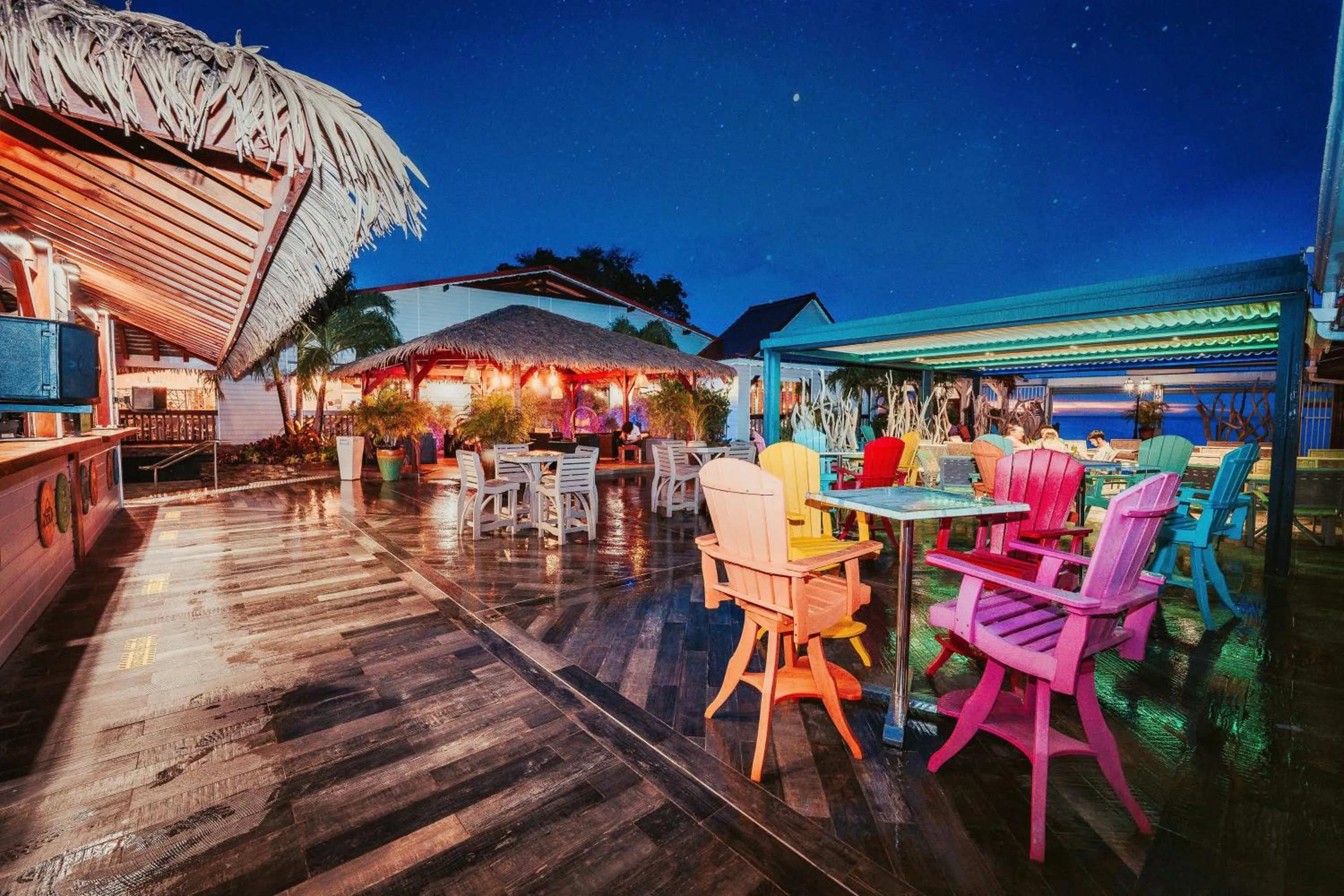 Patio in Hotel Bambou