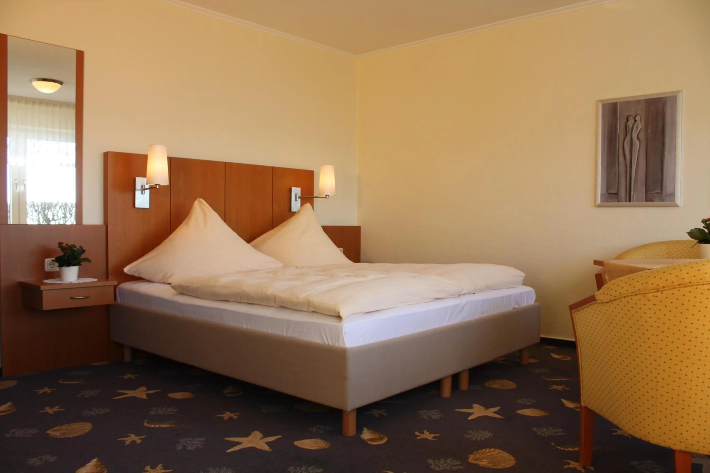 Photo of the whole room, Bed in Hotel Seeterrassen