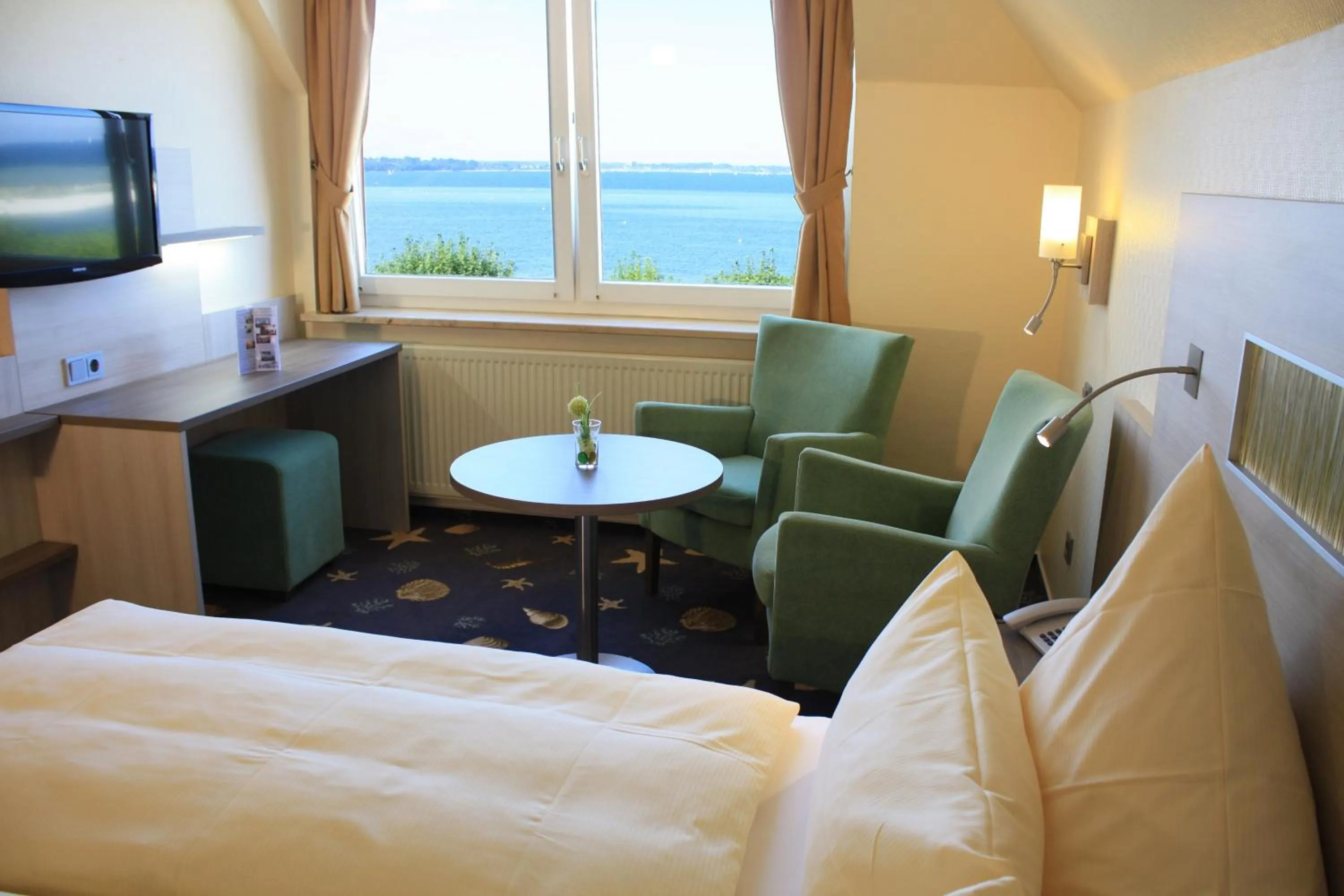 Photo of the whole room, Bed in Hotel Seeterrassen