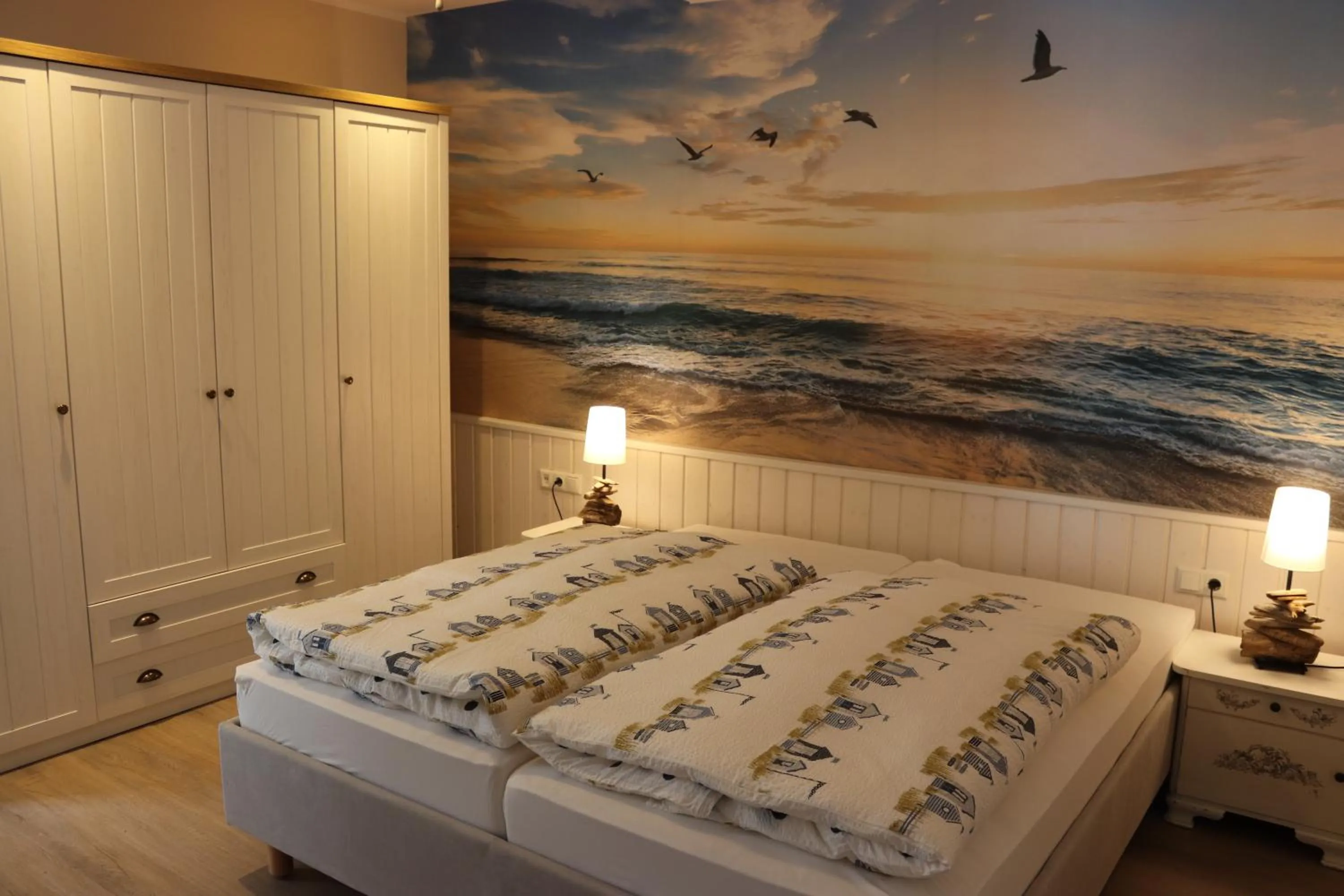 Bedroom, Bed in Hotel Seeterrassen