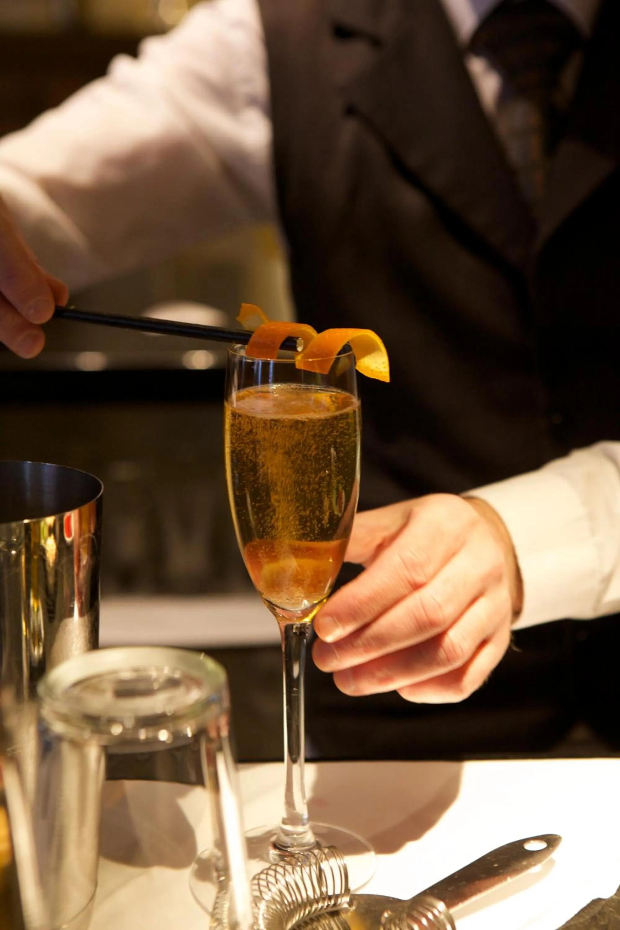 Drinks in Durrants Hotel