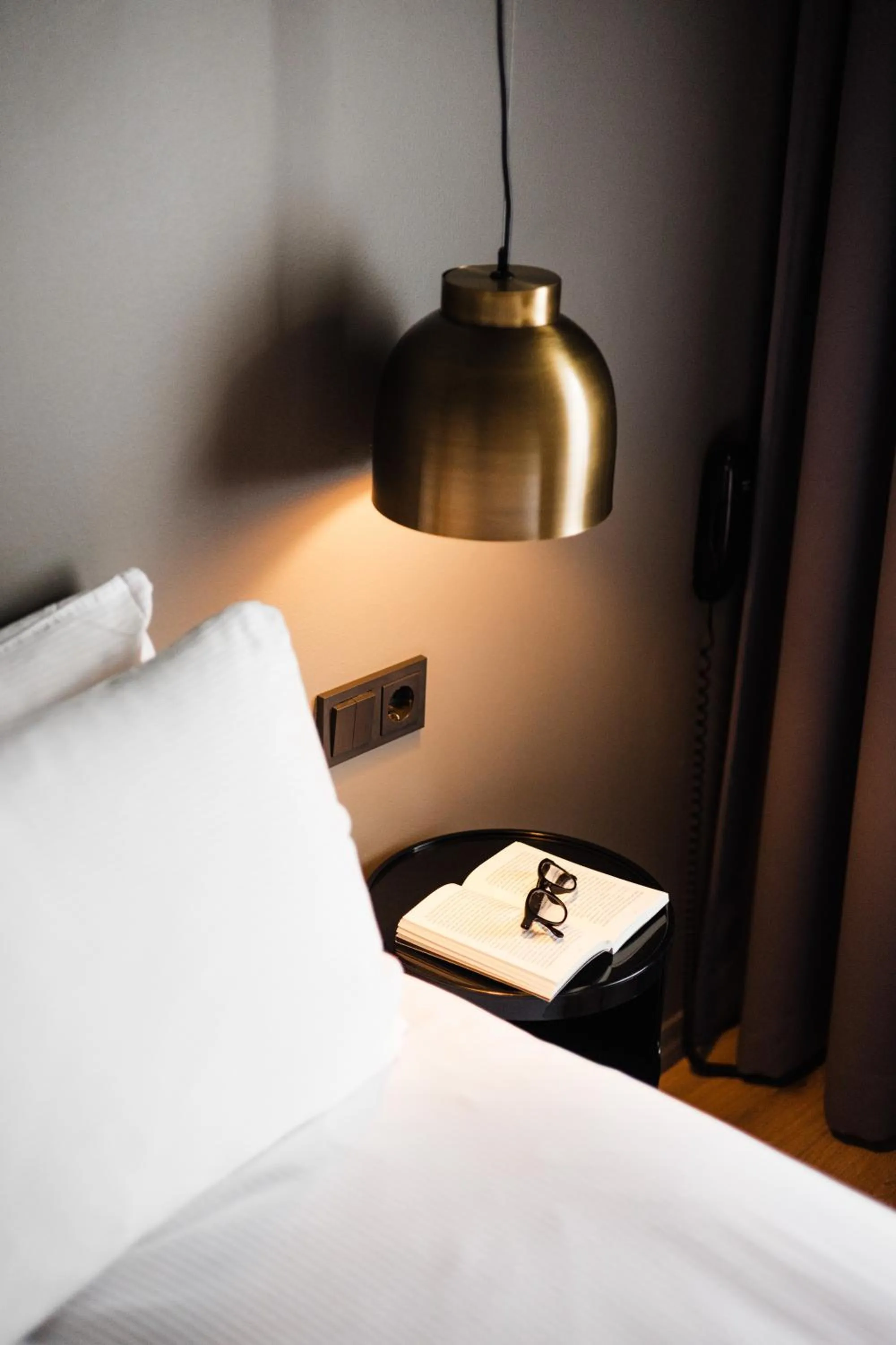 Bed in Hotel Ódinsvé