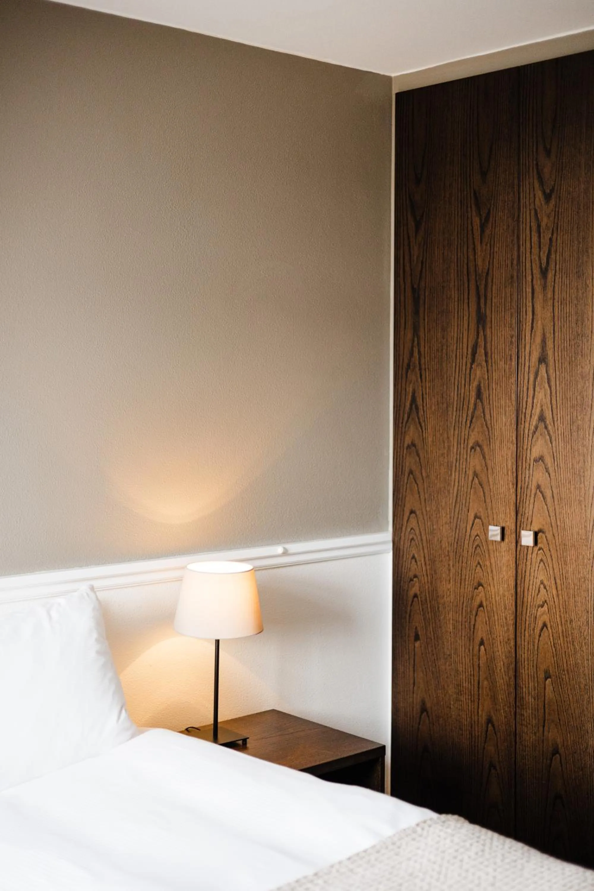 Bed in Hotel Ódinsvé