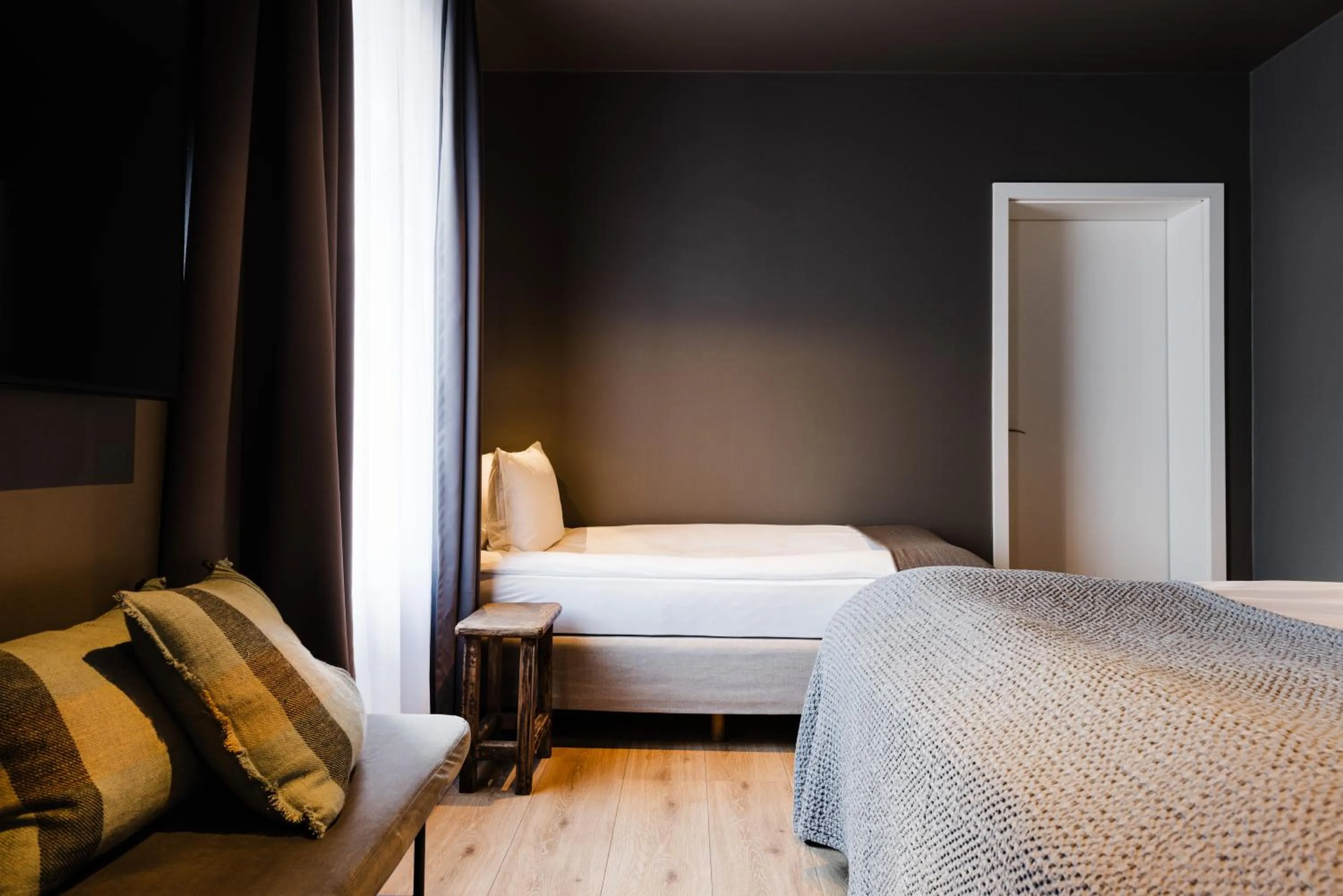 Bedroom, Bed in Hotel Ódinsvé