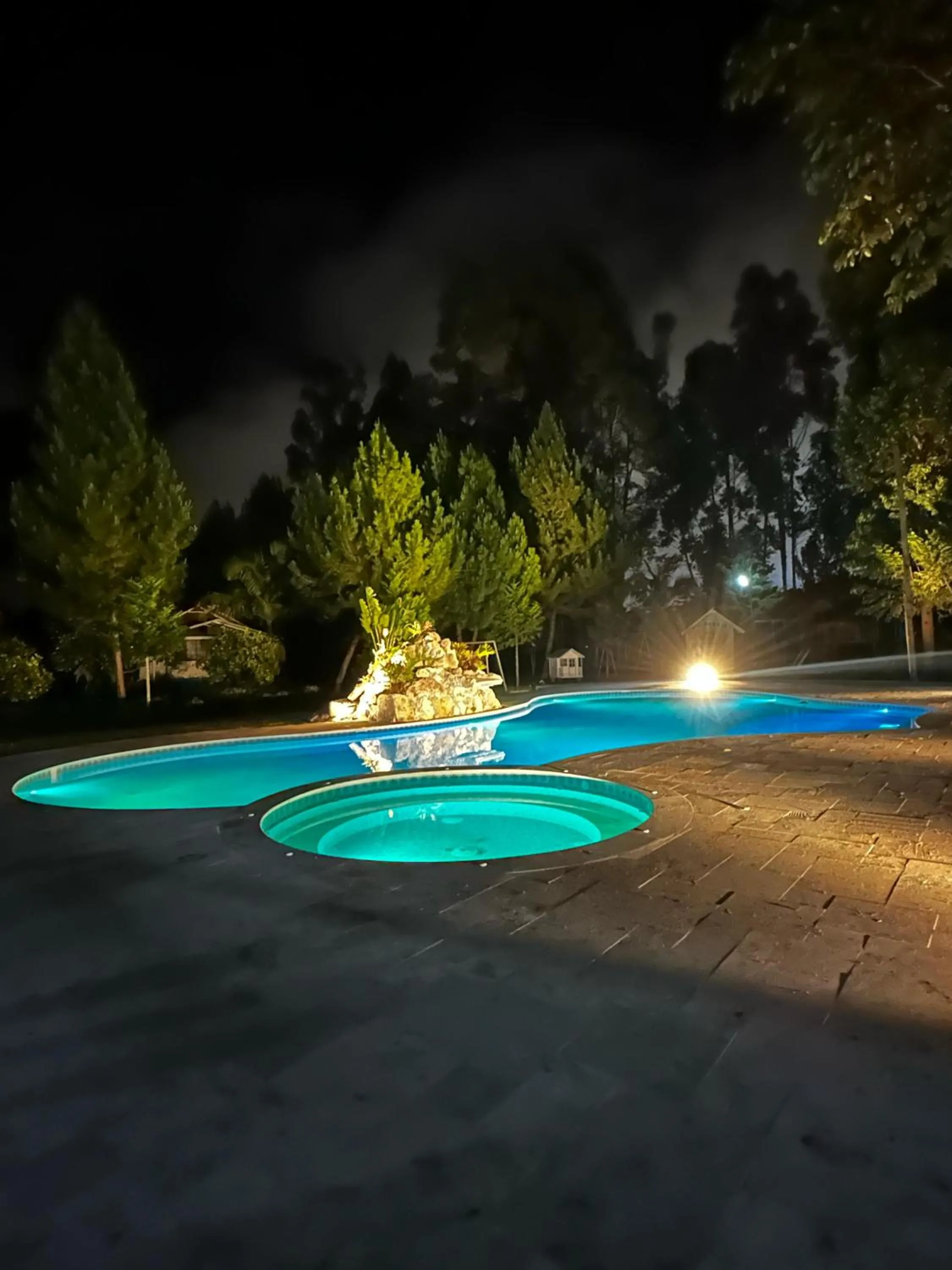 Swimming pool in Cemayu Lodge