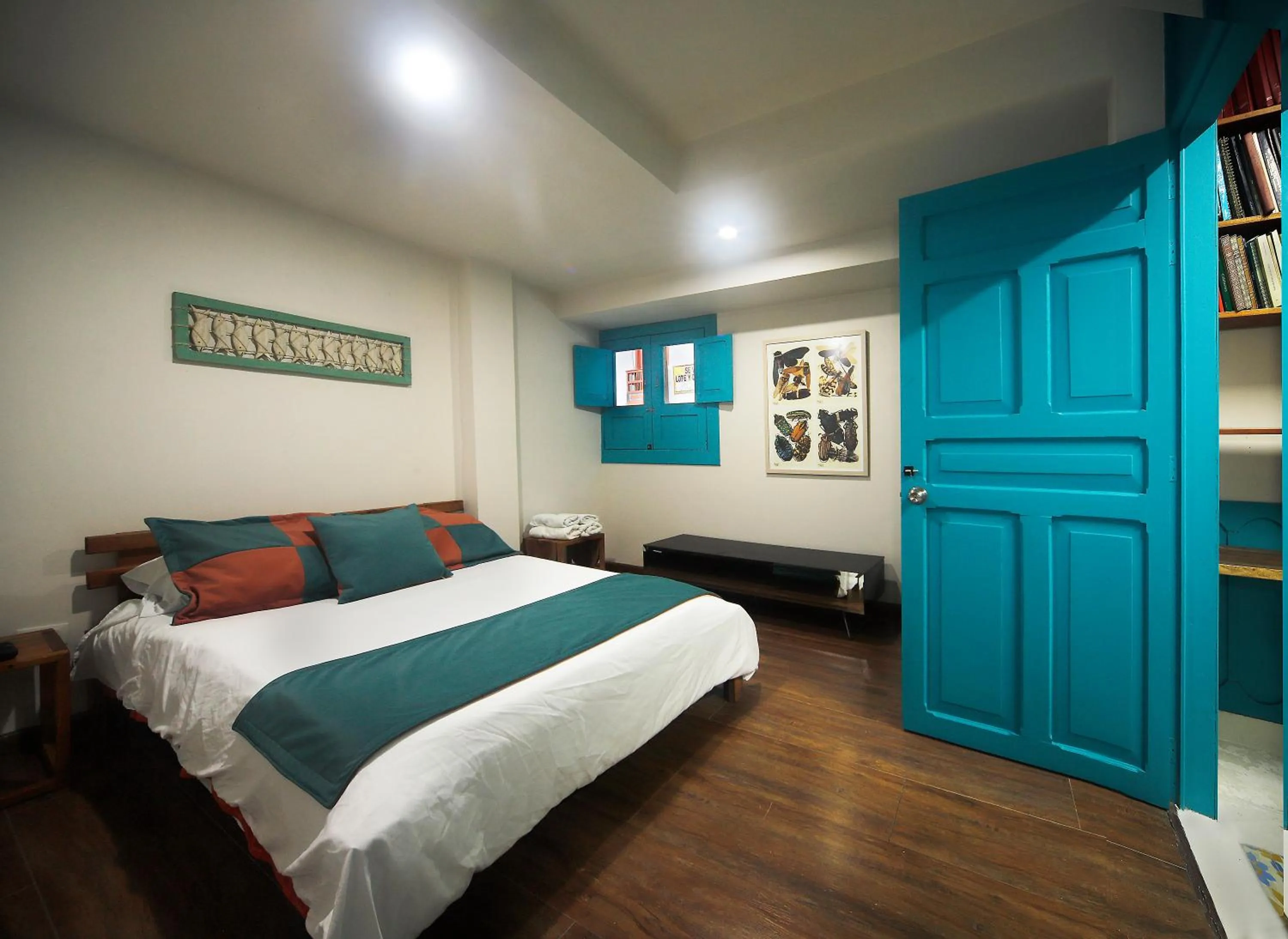 Bedroom, Bed in Casa de las Dos Palmas