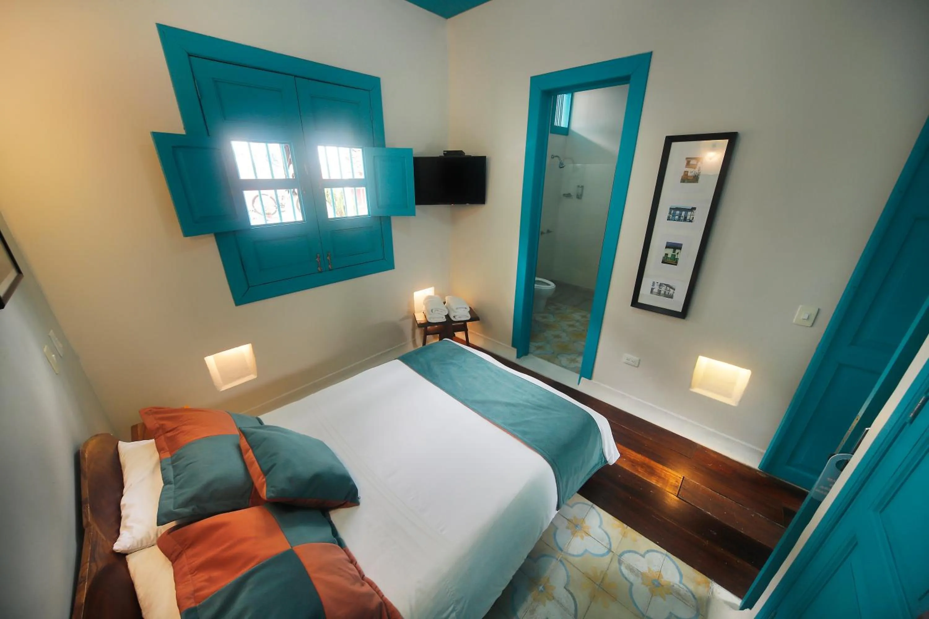 Bedroom, Bed in Casa de las Dos Palmas