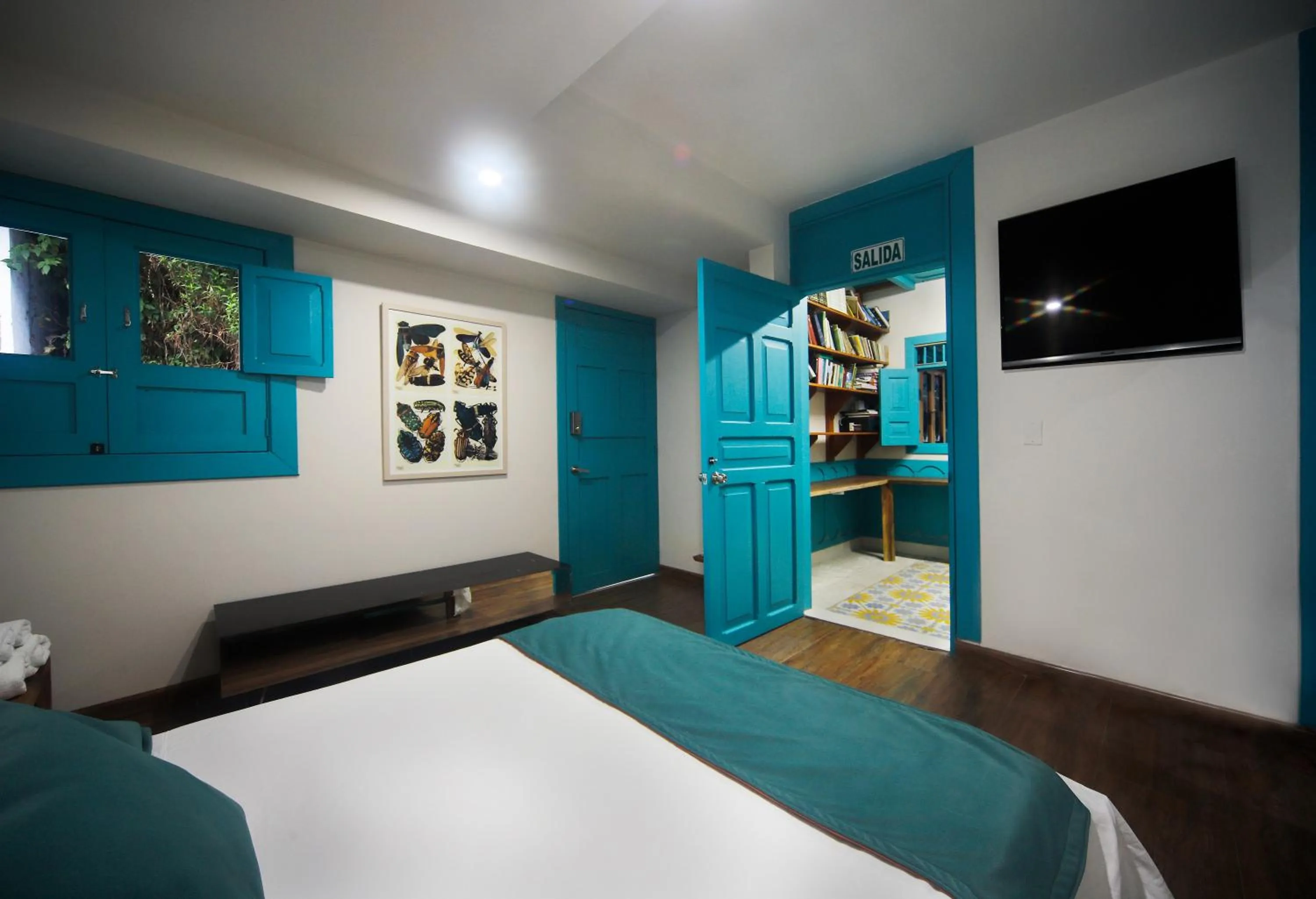 Bedroom, Bed in Casa de las Dos Palmas