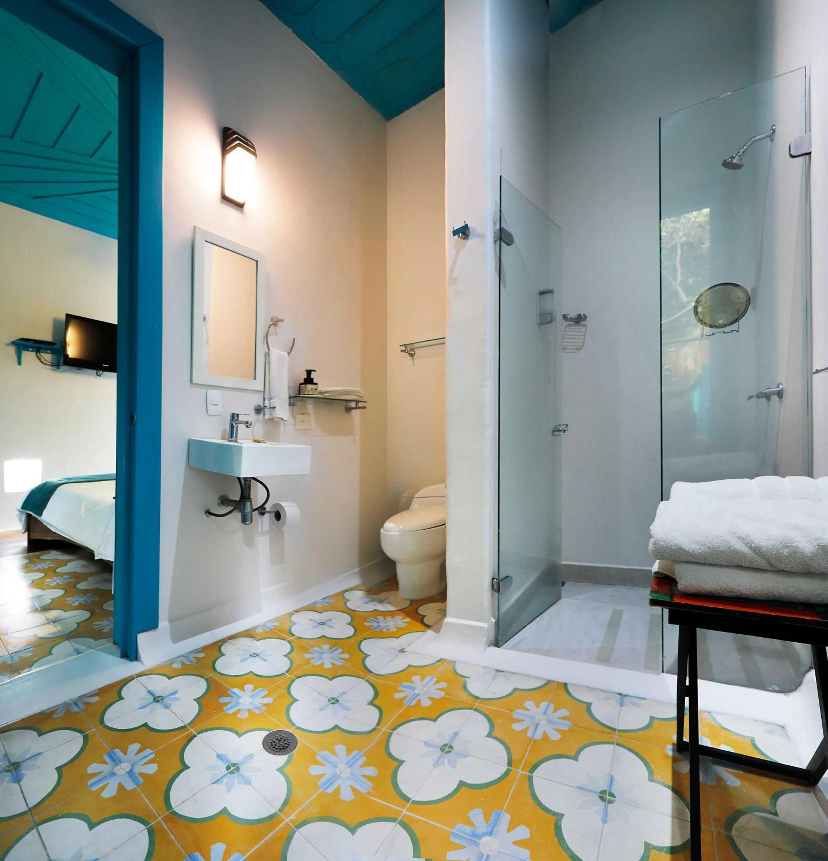 Bathroom in Casa de las Dos Palmas