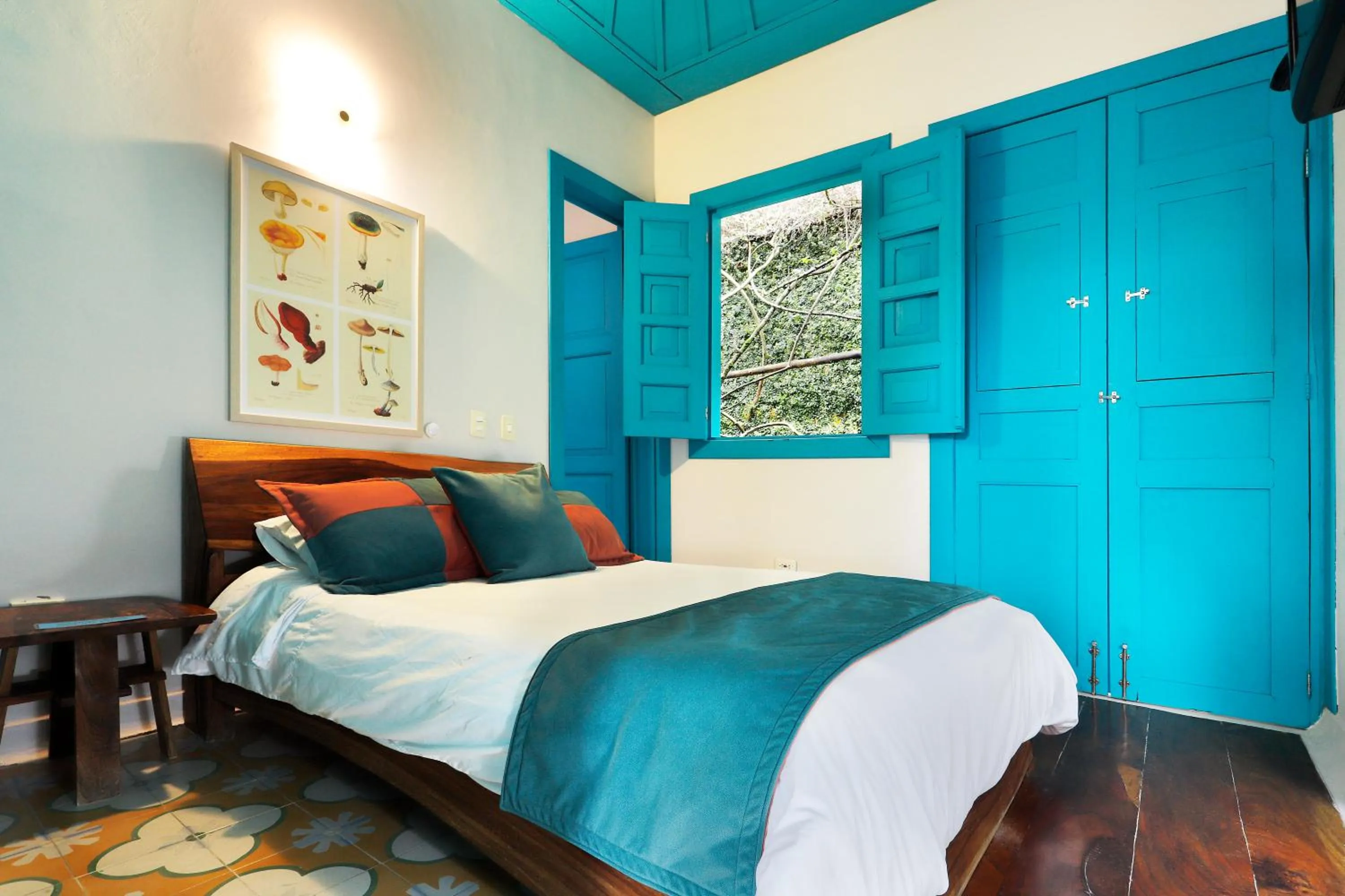 Bedroom, Bed in Casa de las Dos Palmas