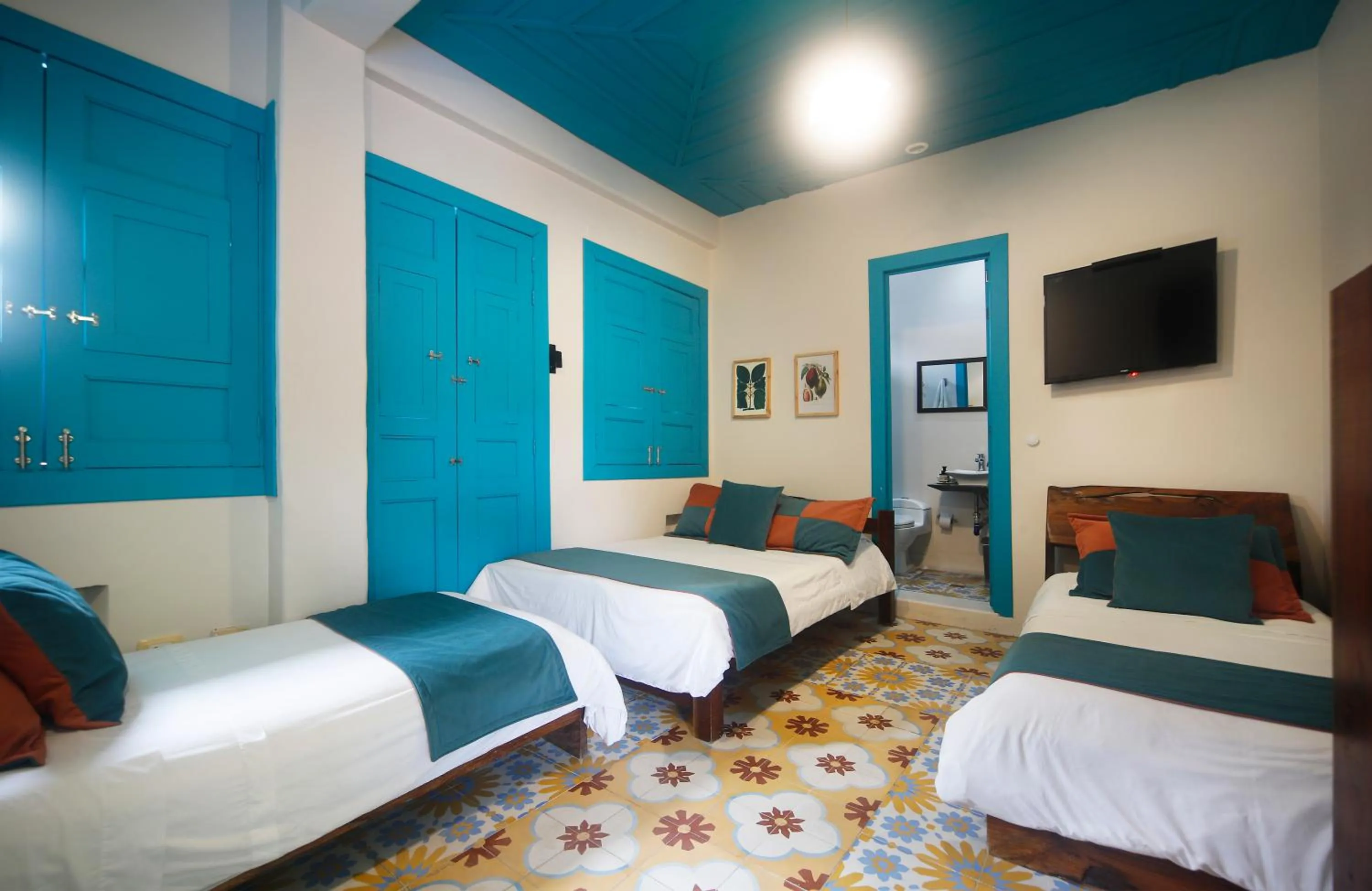 Bedroom, Bed in Casa de las Dos Palmas