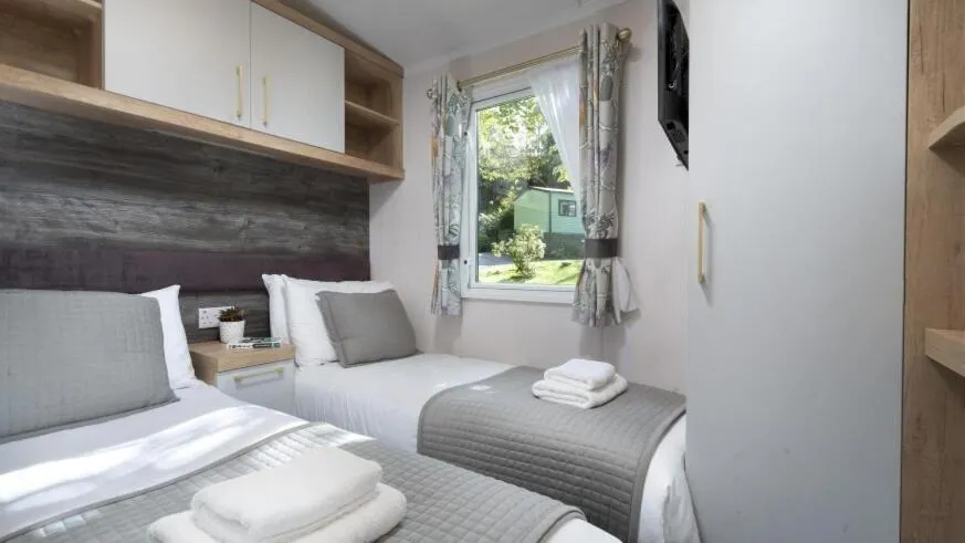 Bed in Newby Bridge Country Caravan Park