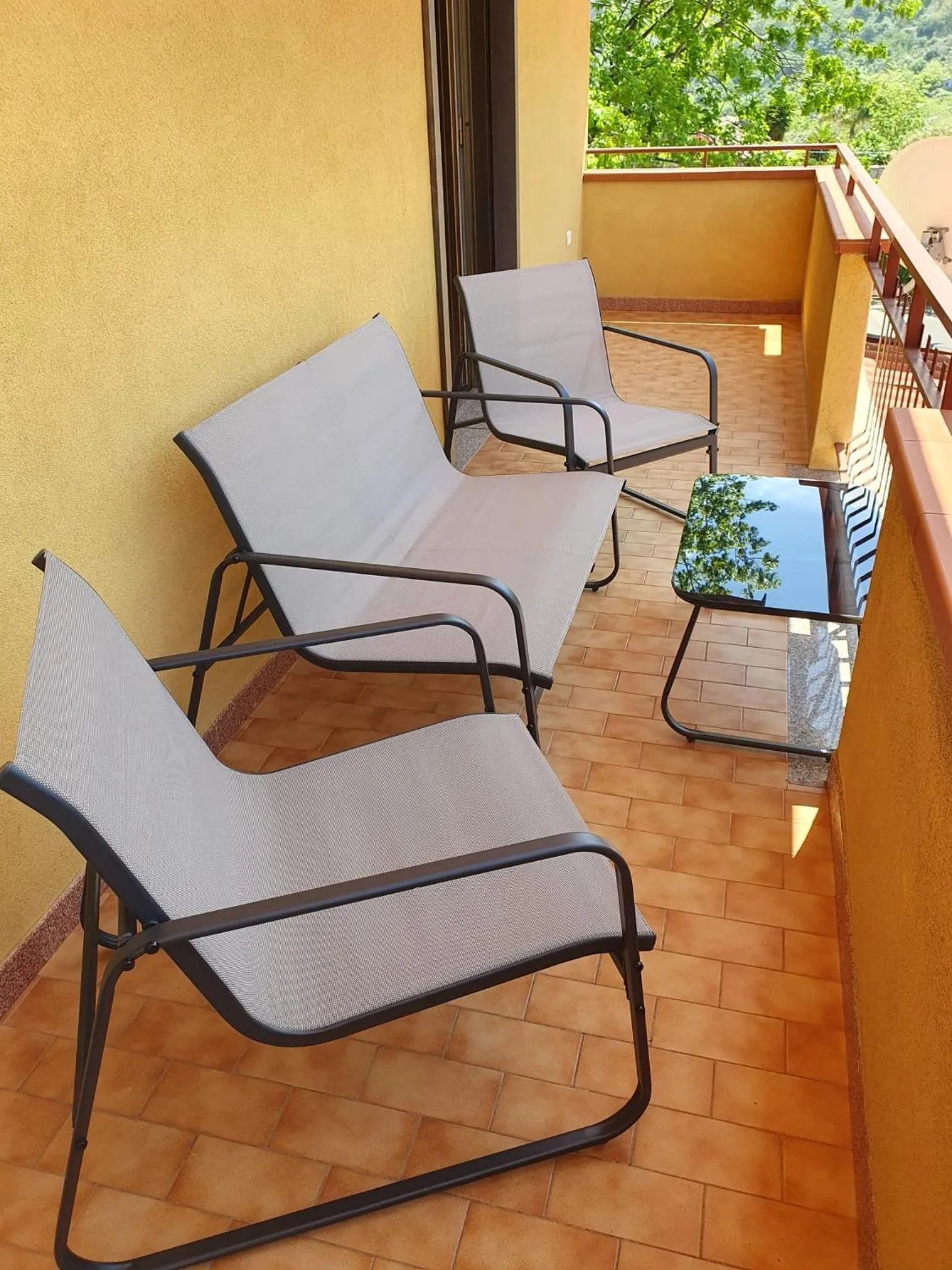 Balcony/Terrace in Casa Fronte Gole Alcantara