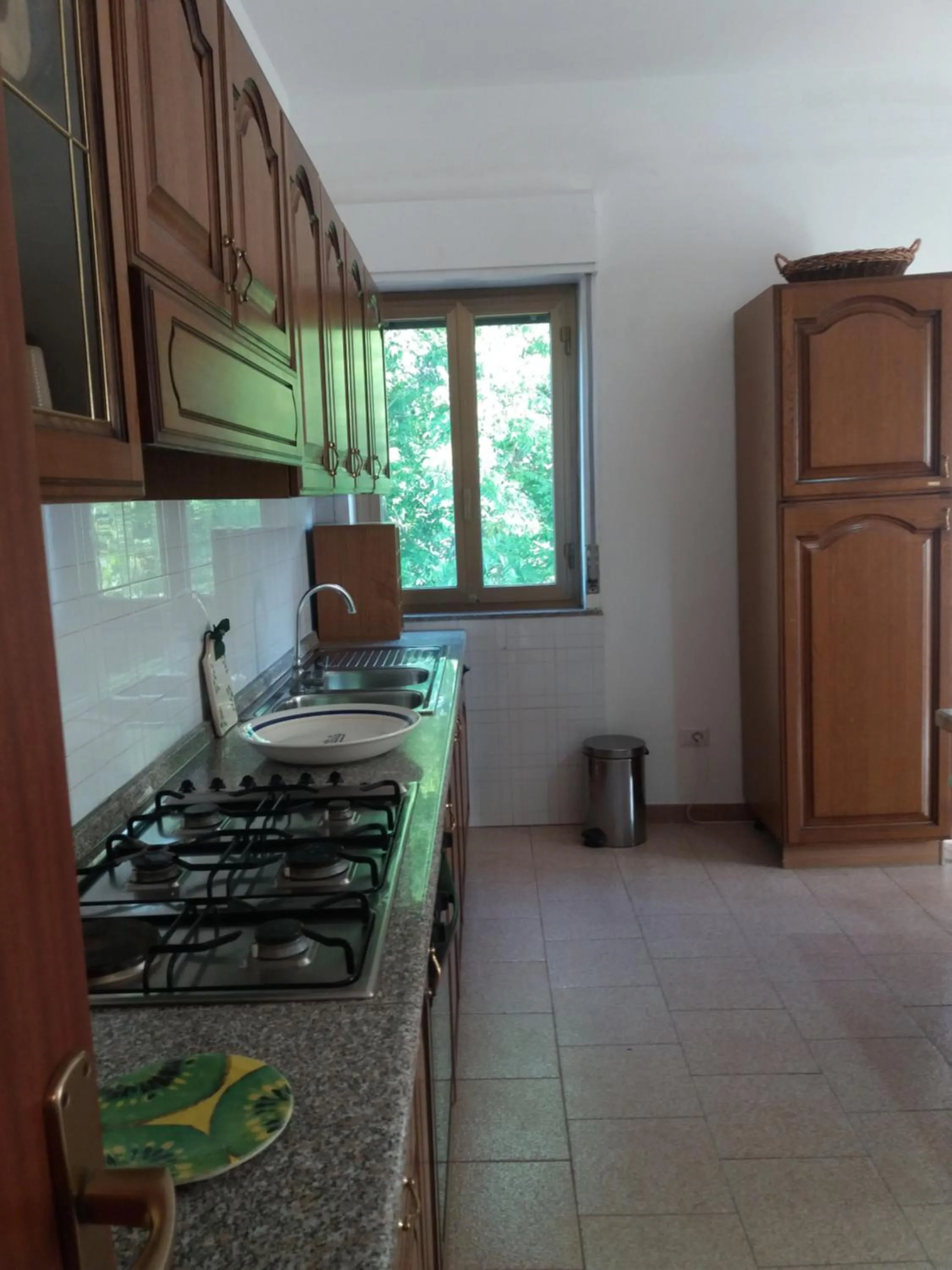 Kitchen or kitchenette in Casa Fronte Gole Alcantara