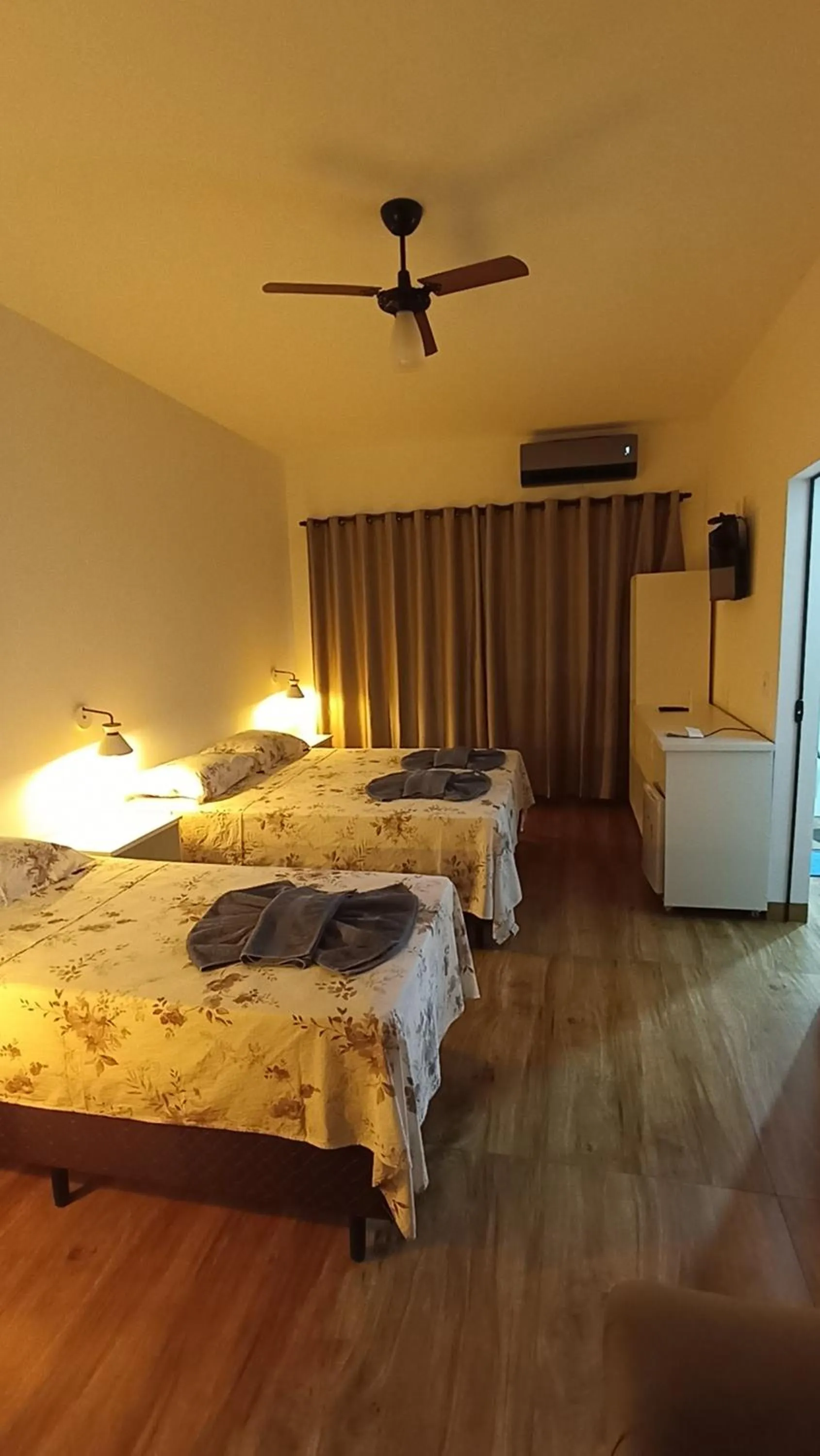 Bed in Pousada Alejandro