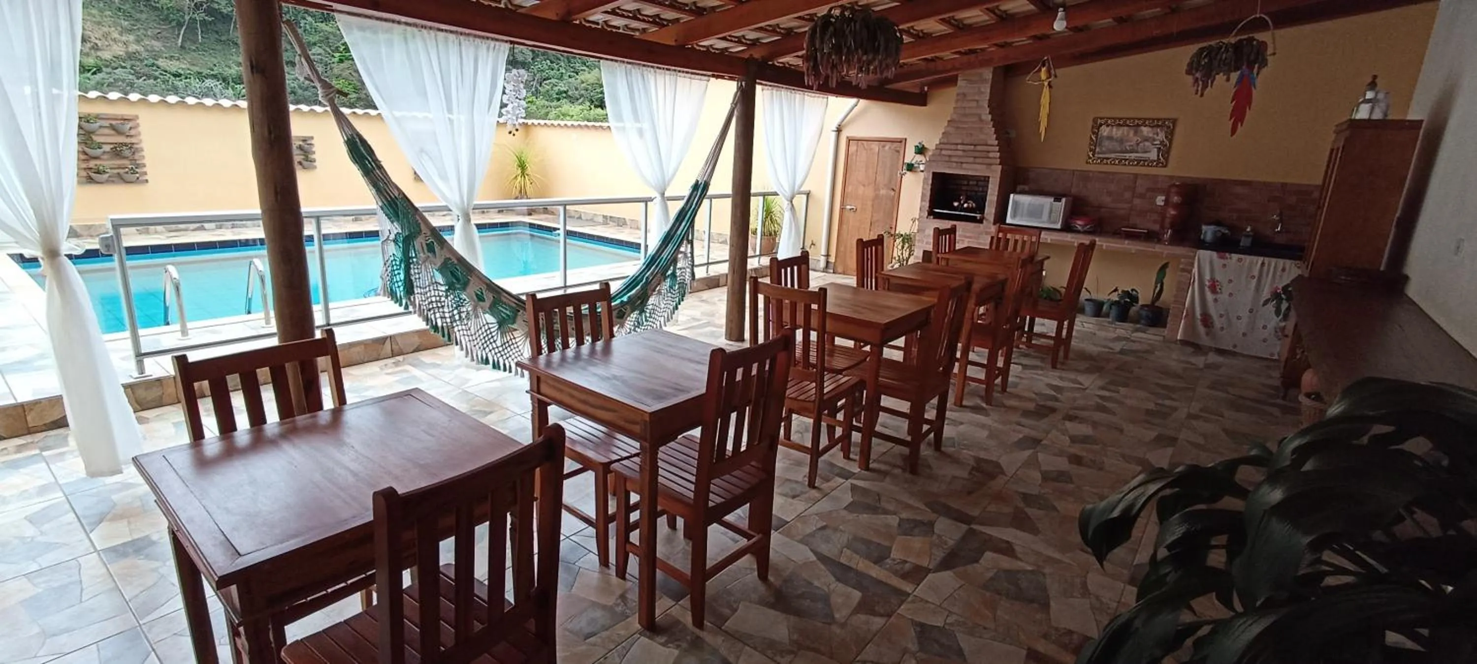 Seating area in Pousada Alejandro