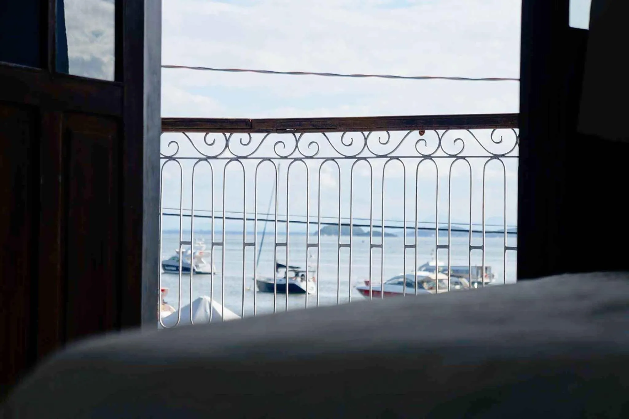 Balcony/Terrace, Bed in Hotel Zibamba