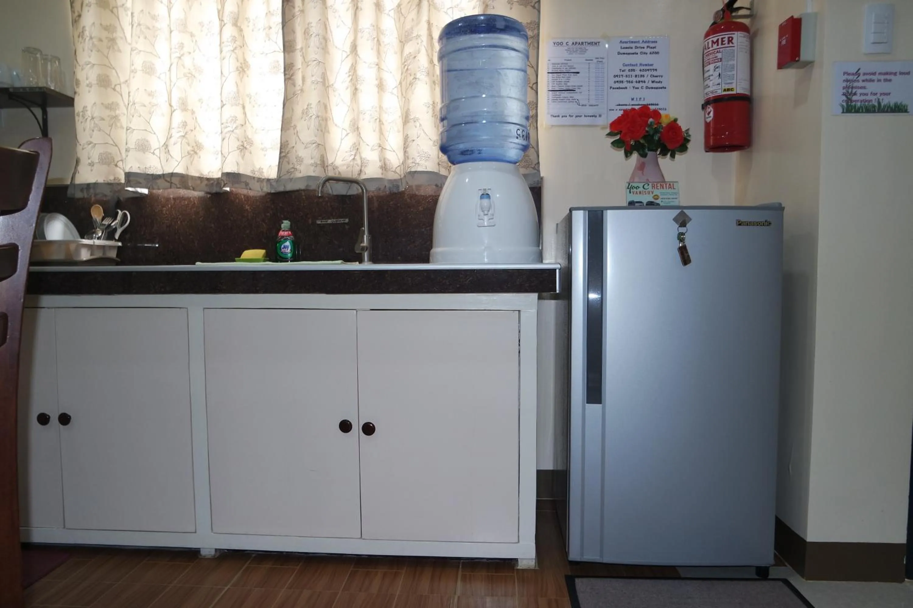Kitchen or kitchenette in Yoo C Apartment