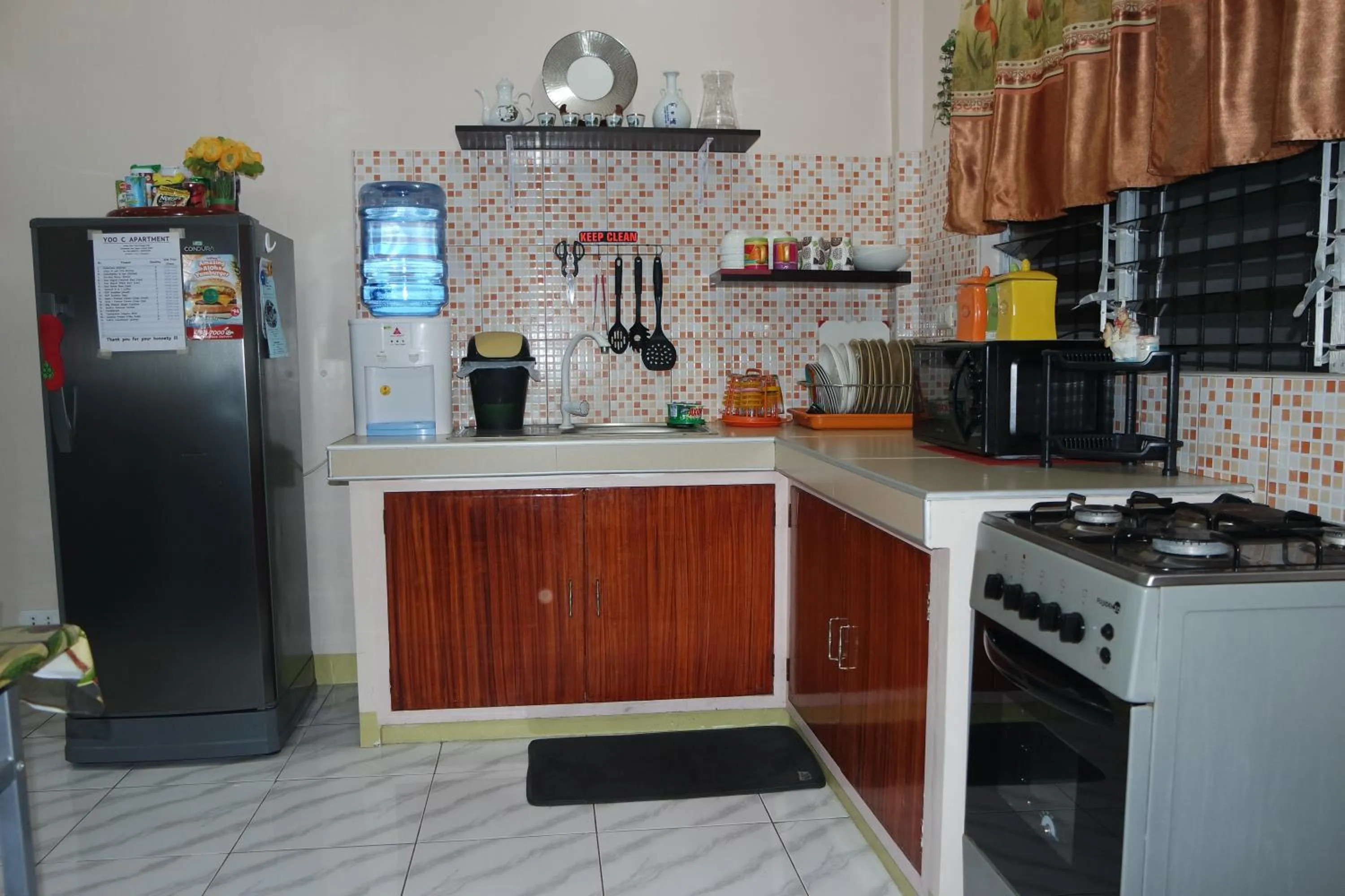 Kitchen or kitchenette in Yoo C Apartment