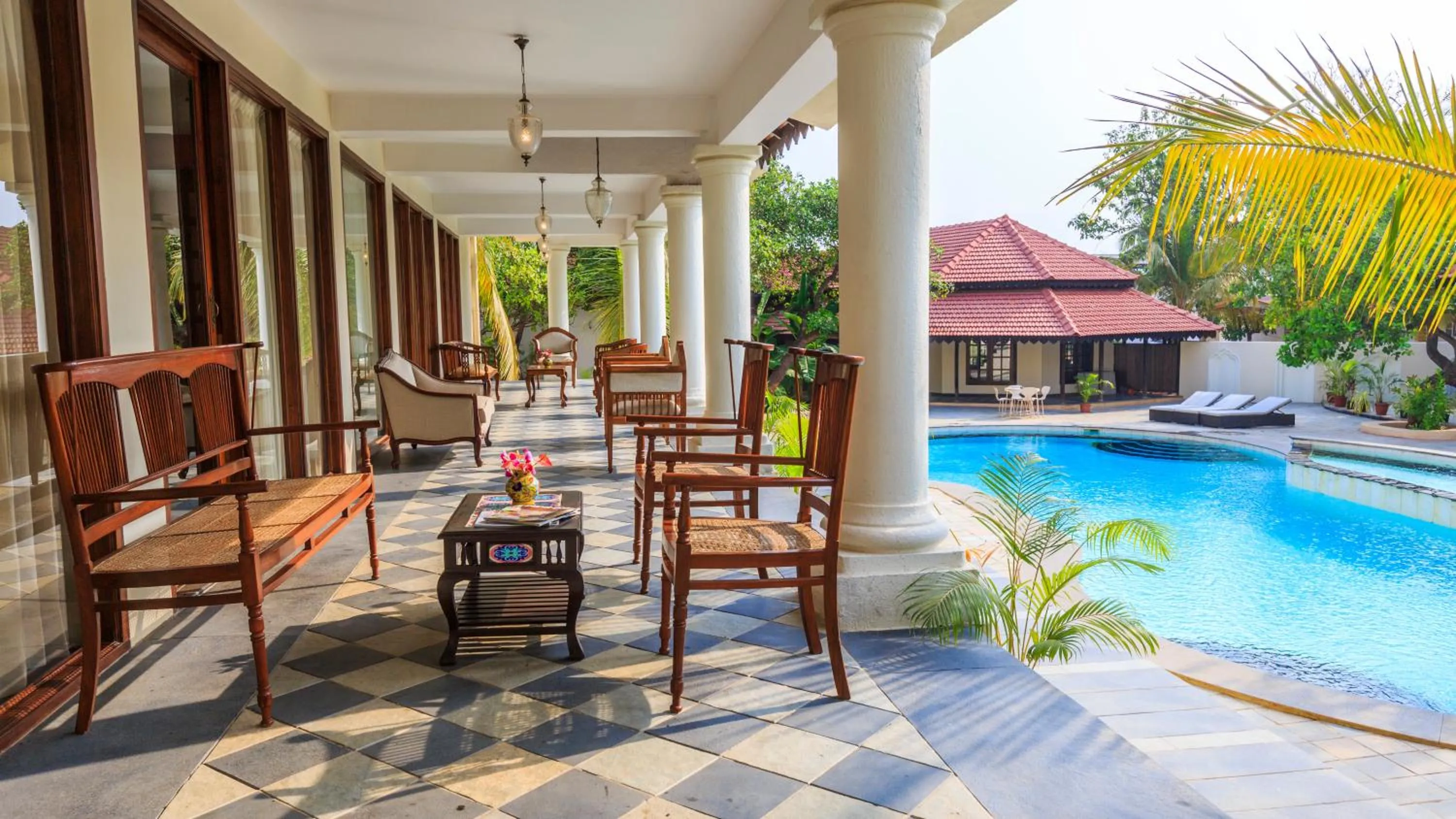 Seating area in Amritara Aura Resort & Spa