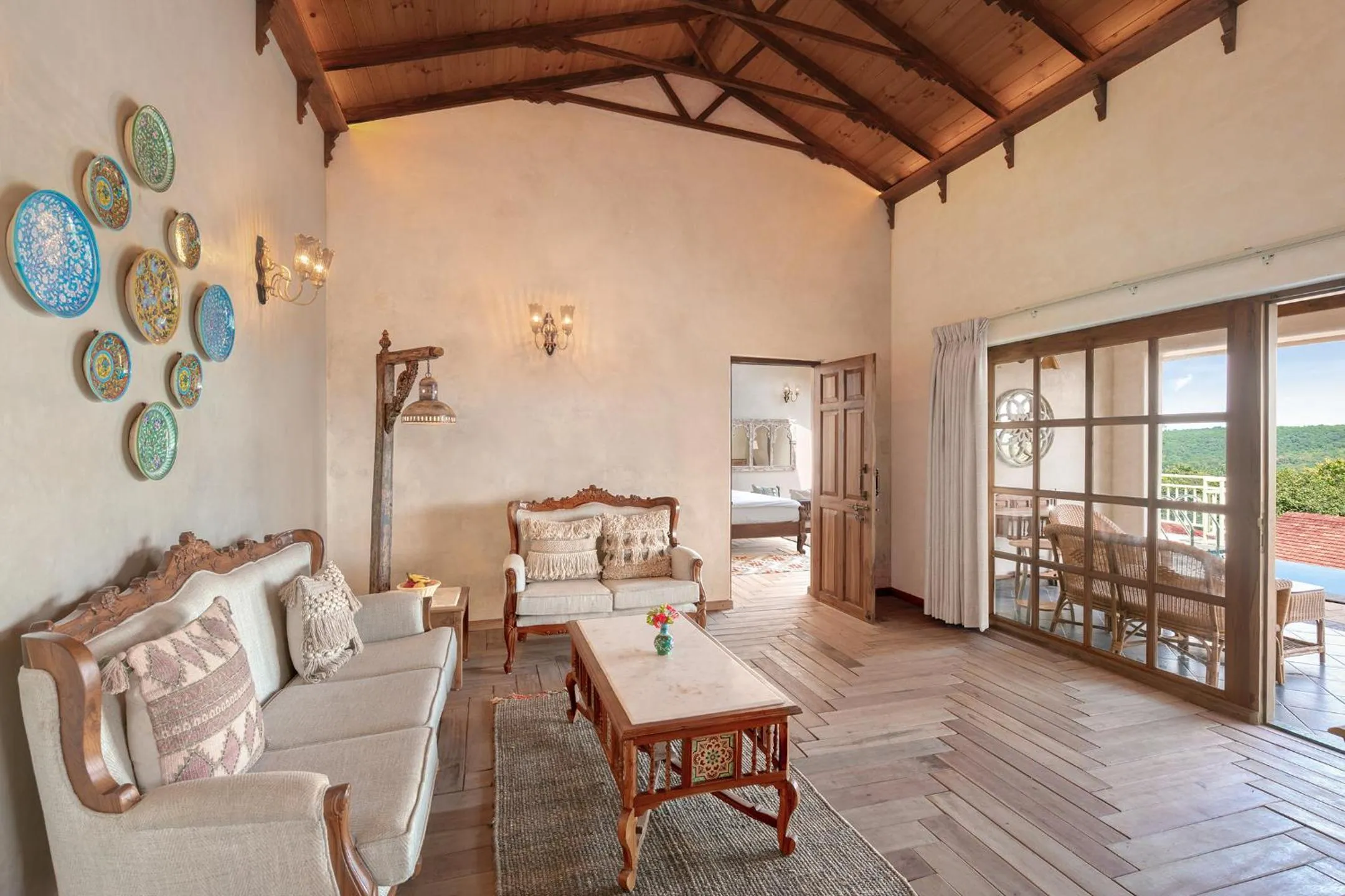 Patio in Amritara Aura Resort & Spa