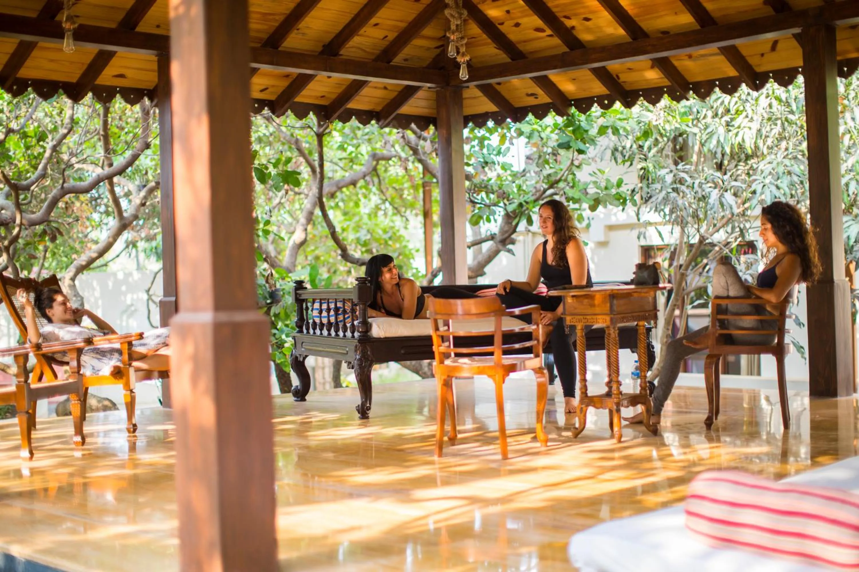 Patio in Amritara Aura Resort & Spa