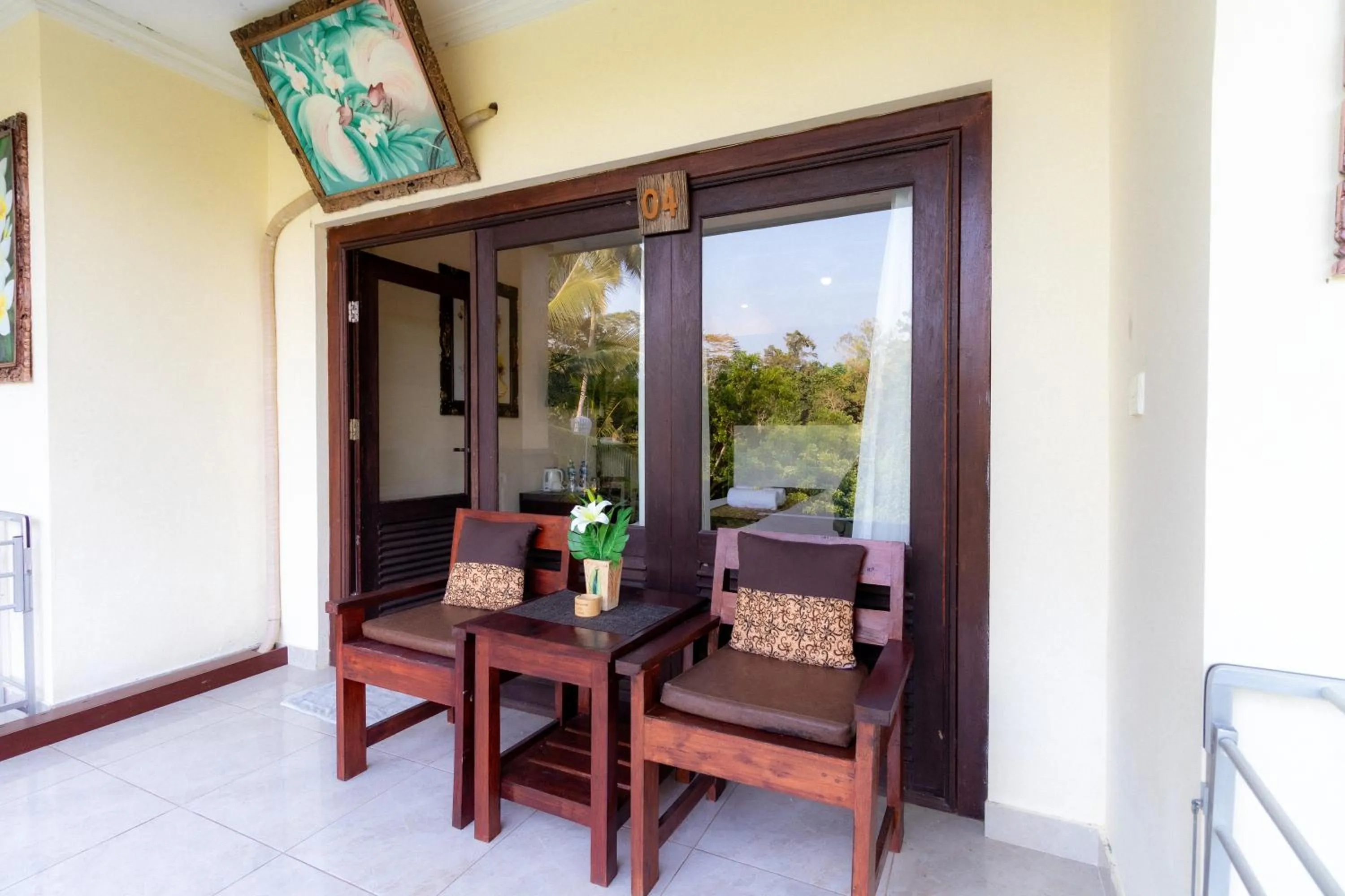 Seating area in Doni House & Villas