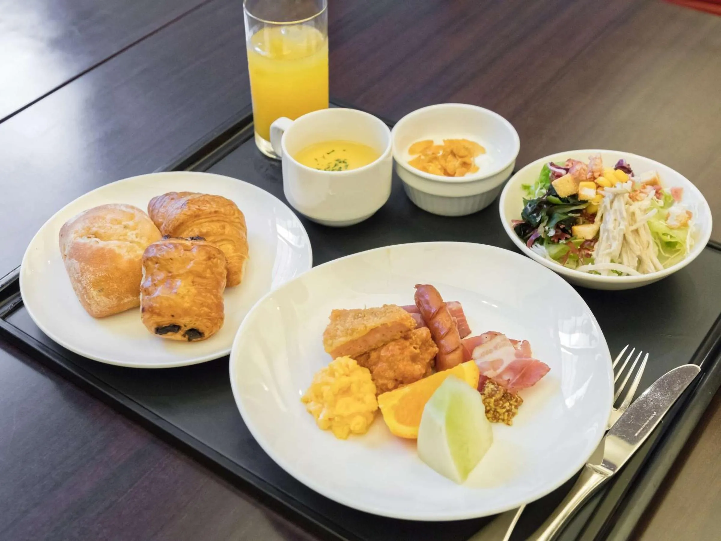 Breakfast in Cross Wave Umeda