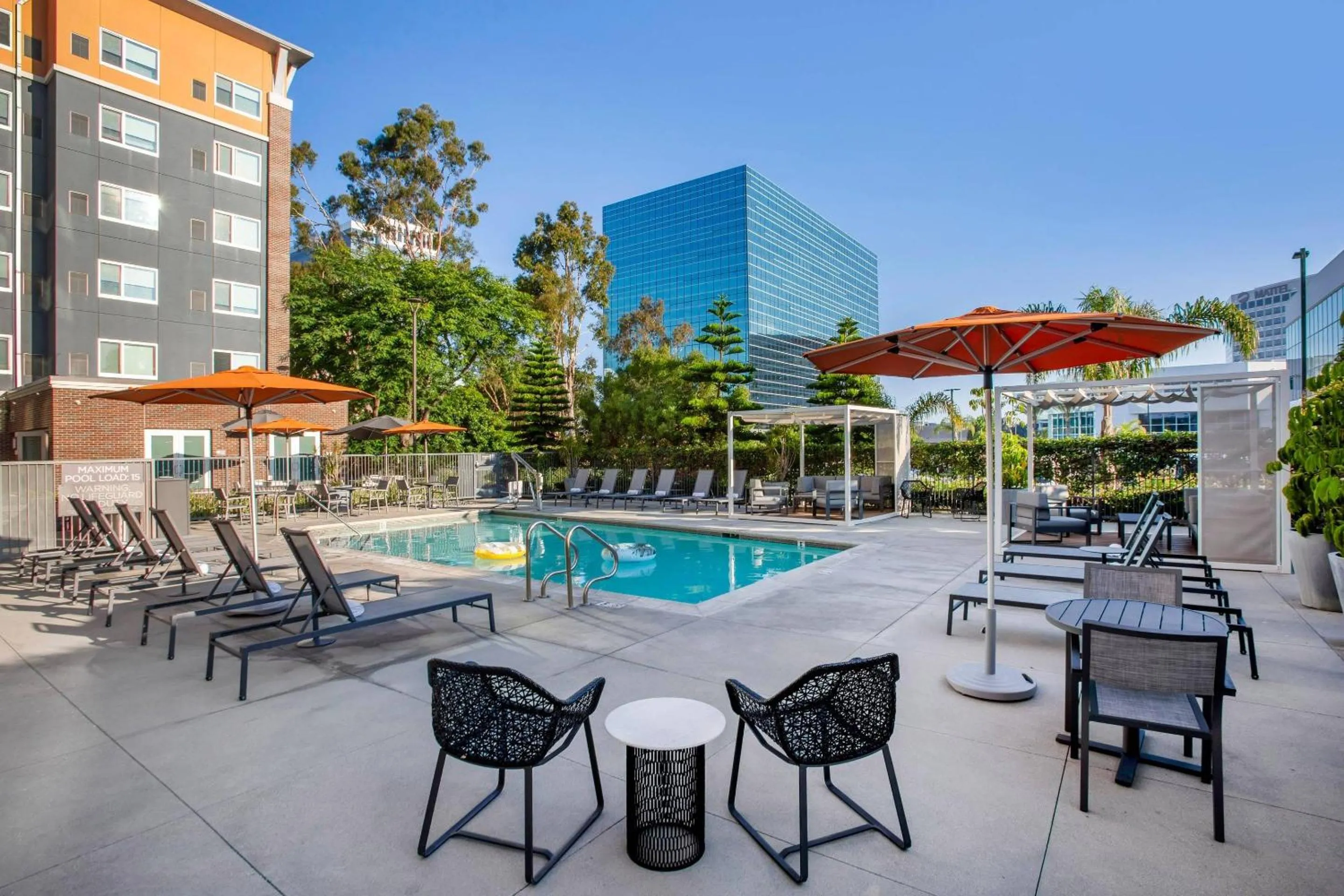 Swimming pool in Cambria Hotel LAX