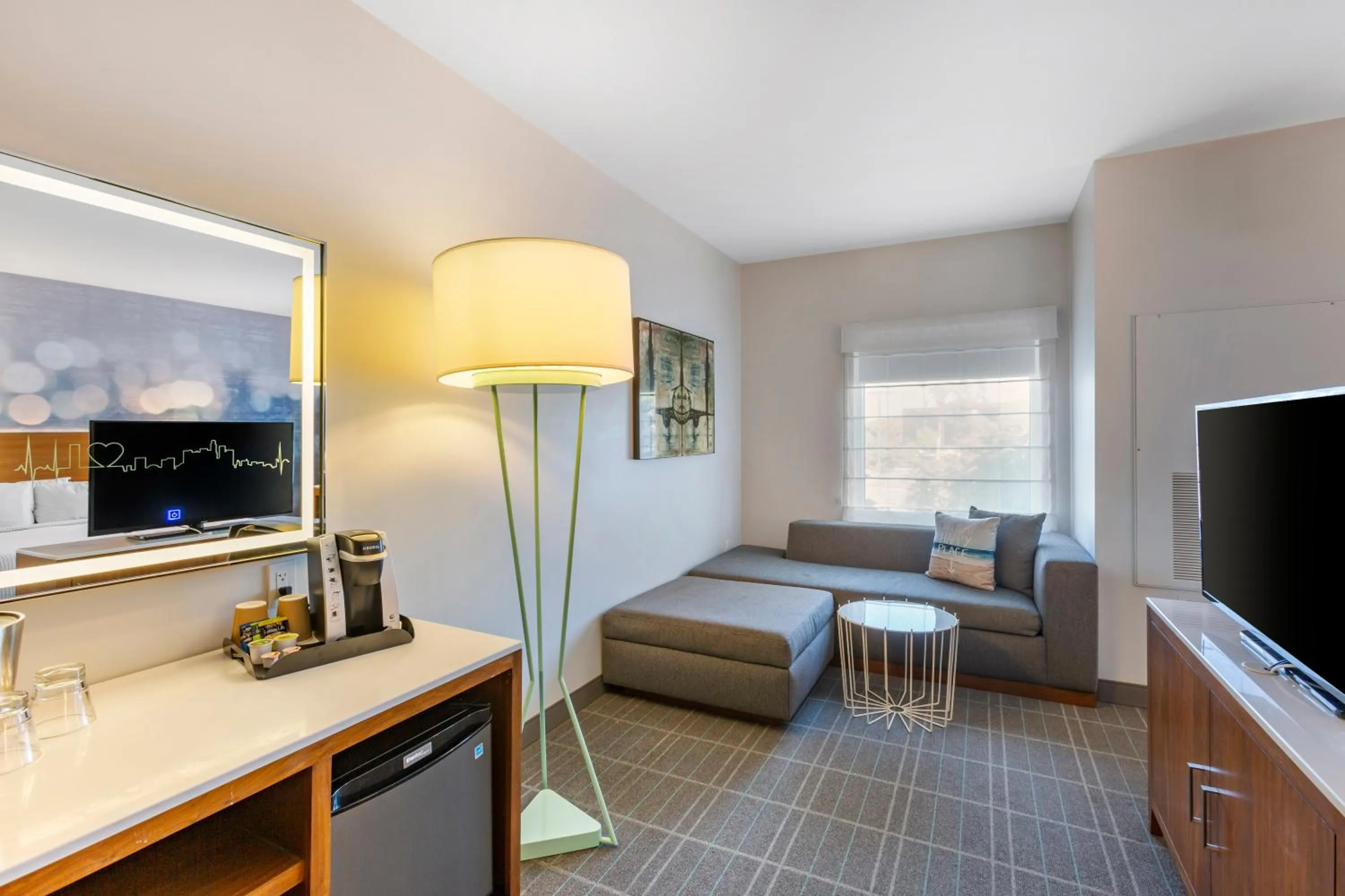 Living room in Cambria Hotel LAX