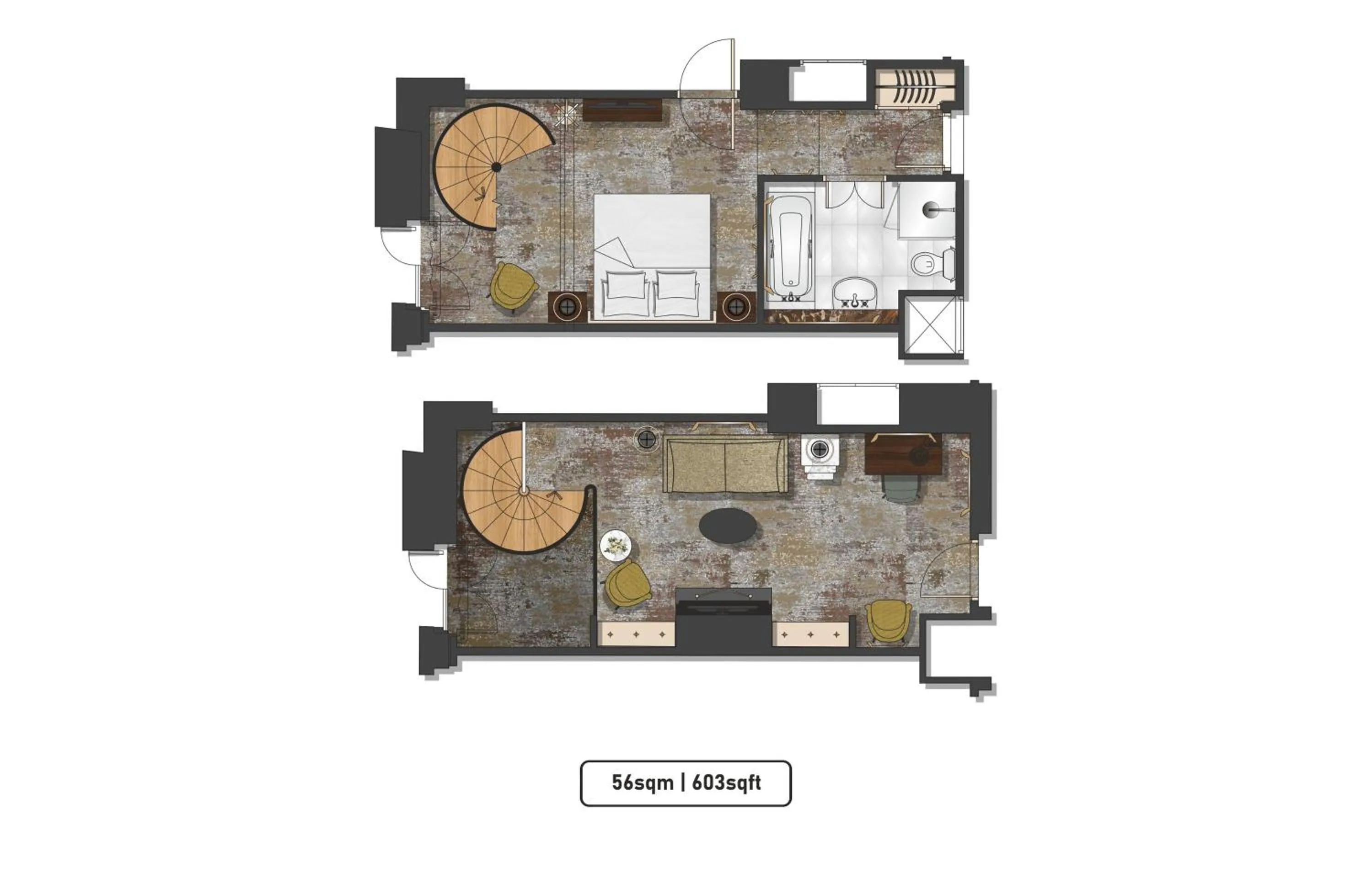 One-Bedroom Bi-Level Library King Suite with City View in The College Green Dublin Hotel, Autograph Collection