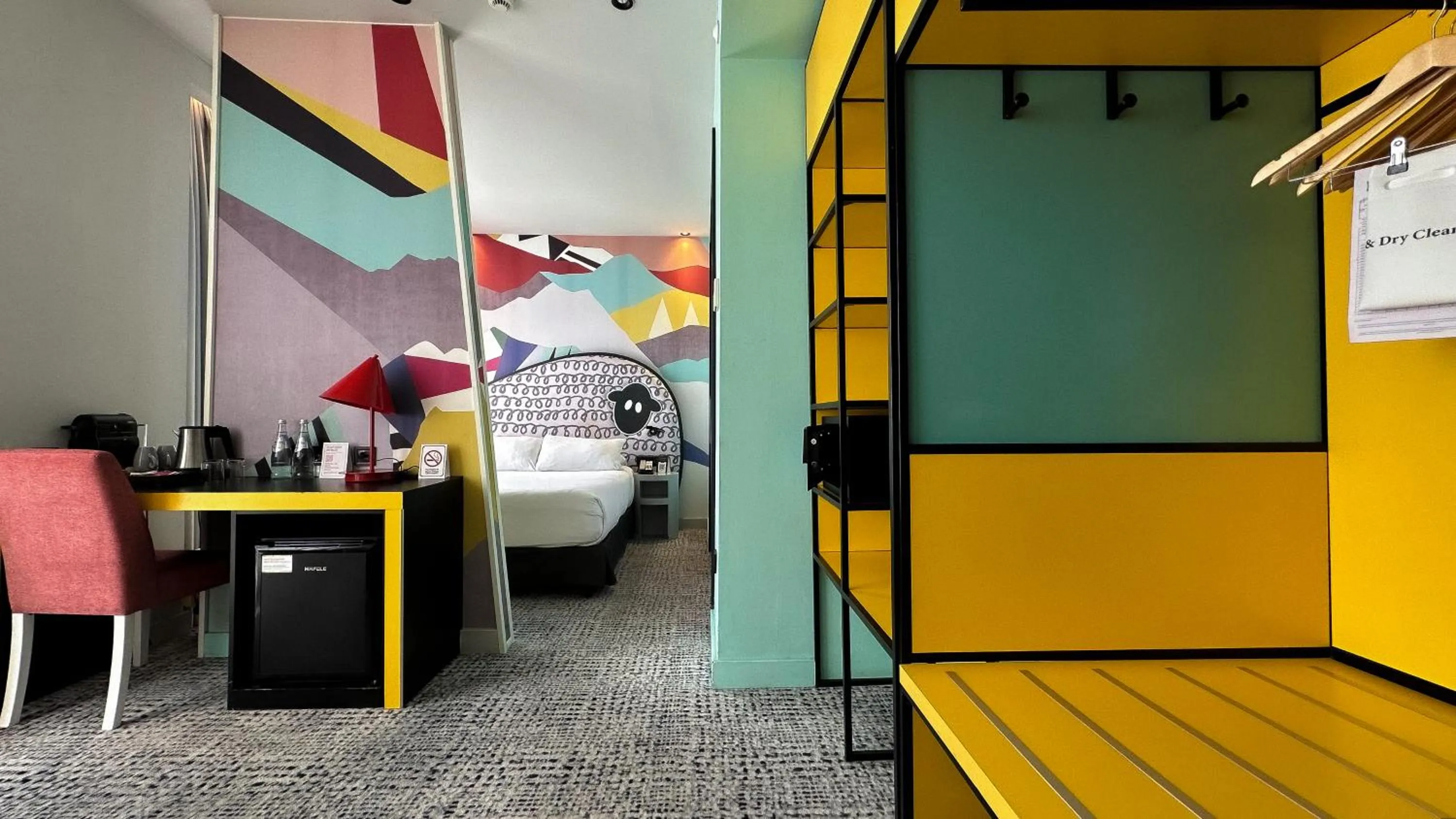 Bed in ibis Styles Tbilisi Center