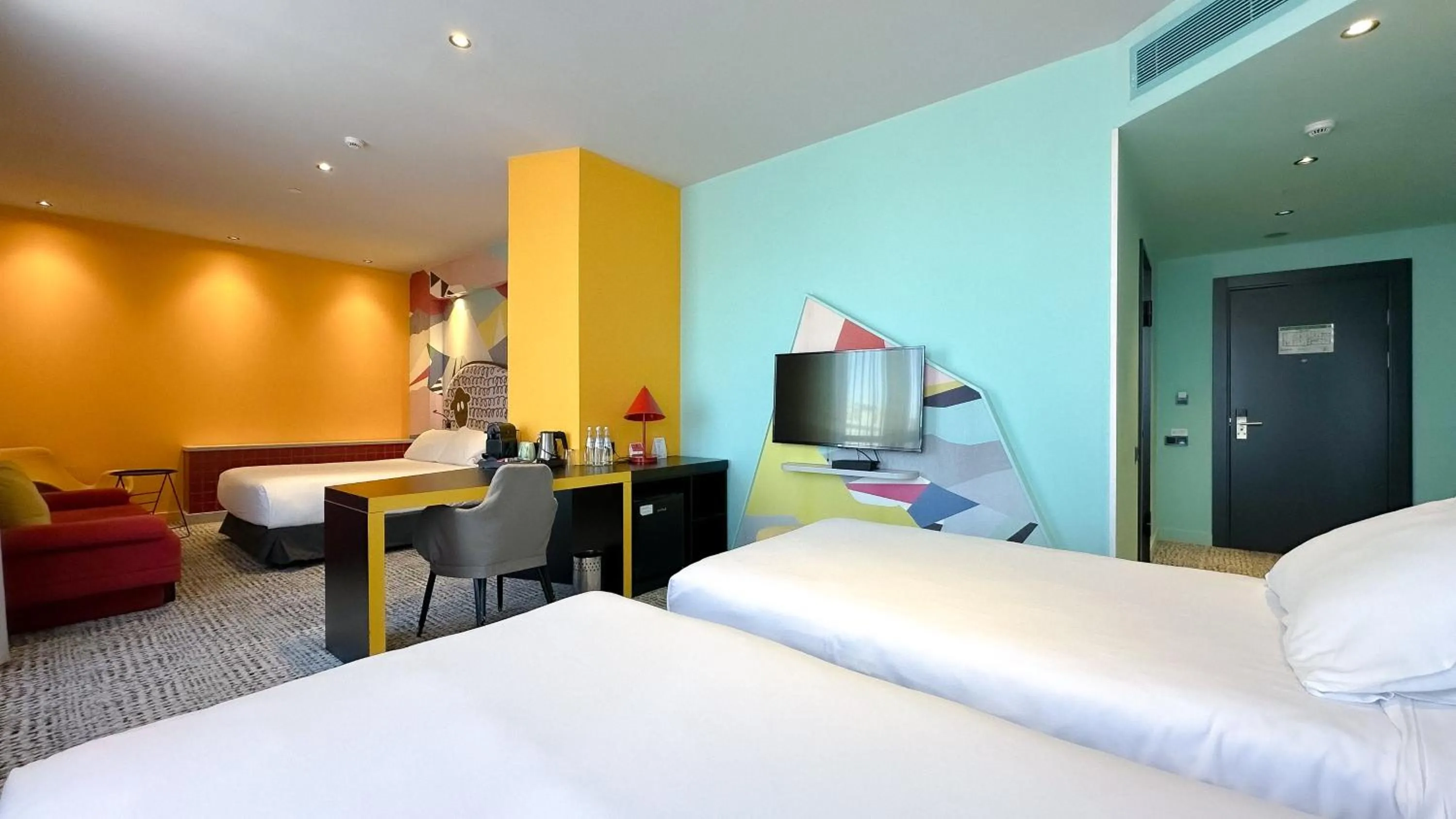 Bed in ibis Styles Tbilisi Center