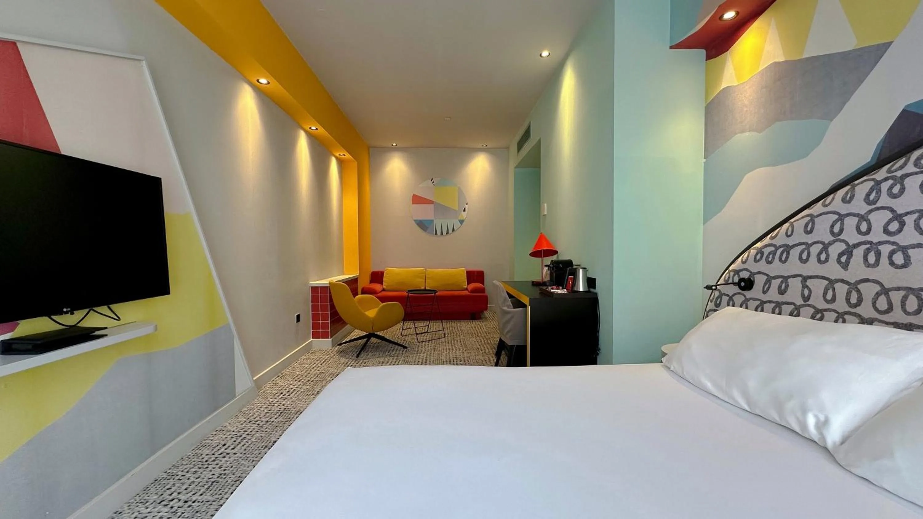 Bed in ibis Styles Tbilisi Center