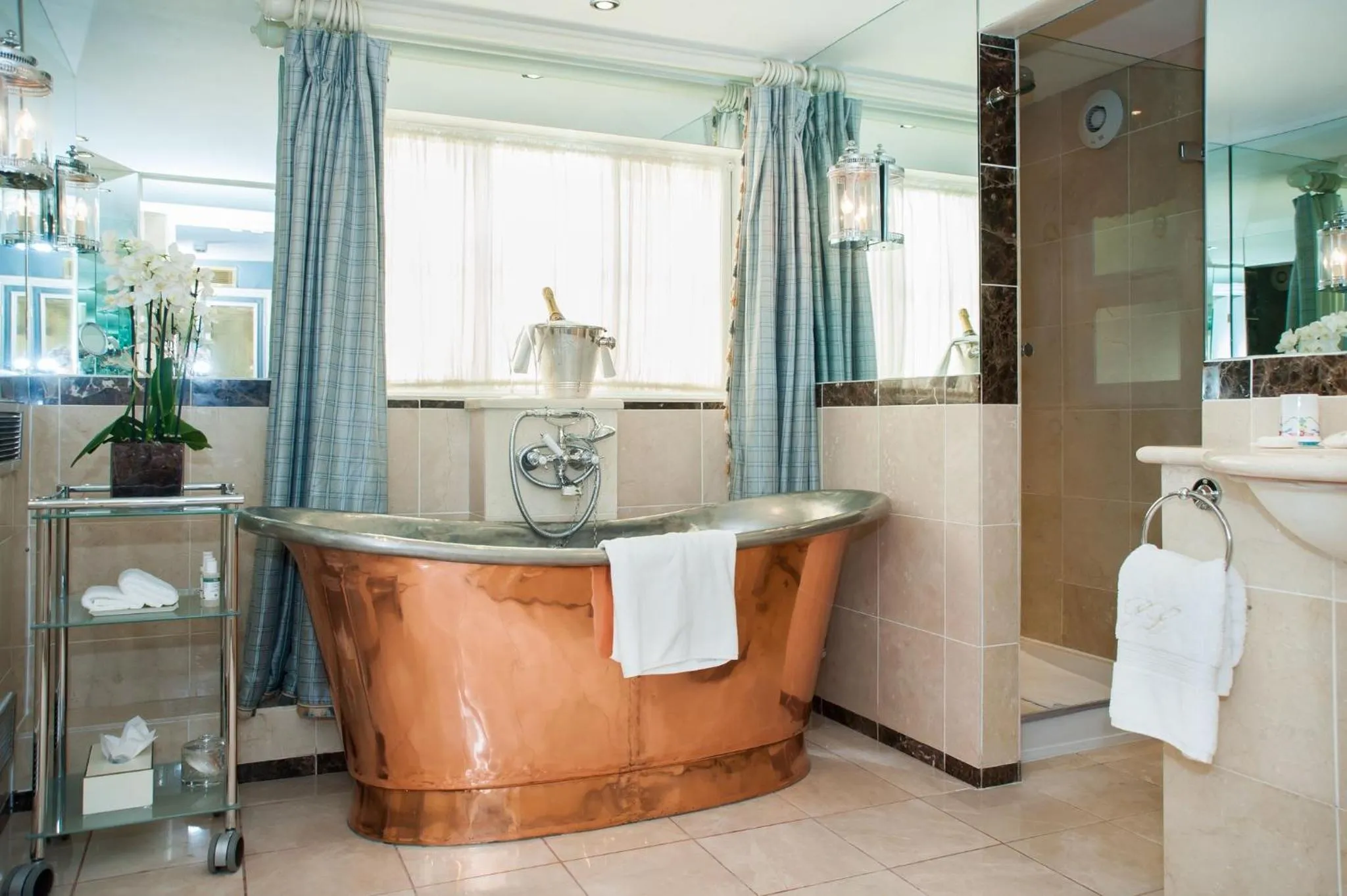 Bedroom in Summer Lodge Country House Hotel