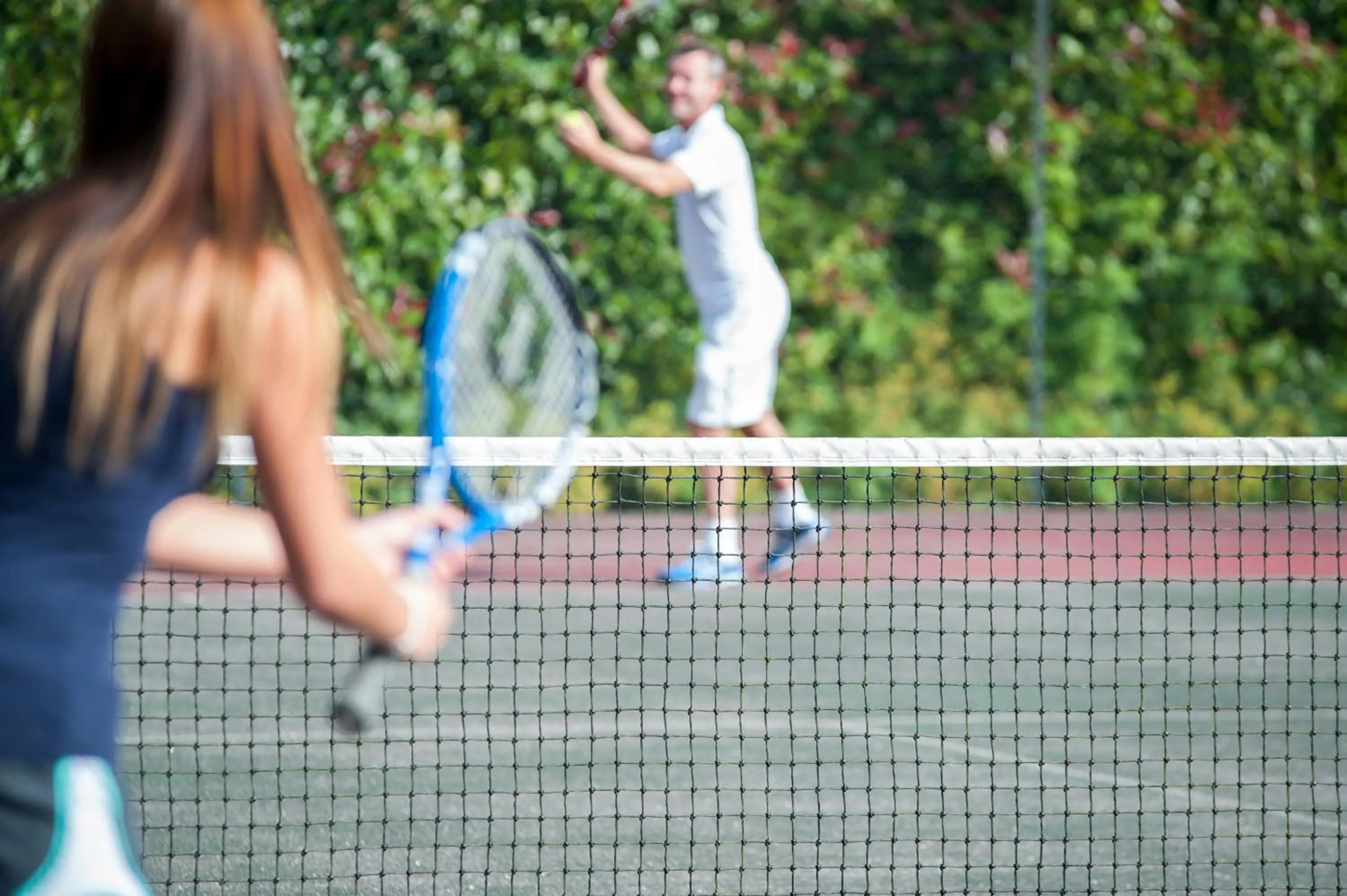 Tennis court in Summer Lodge Country House Hotel
