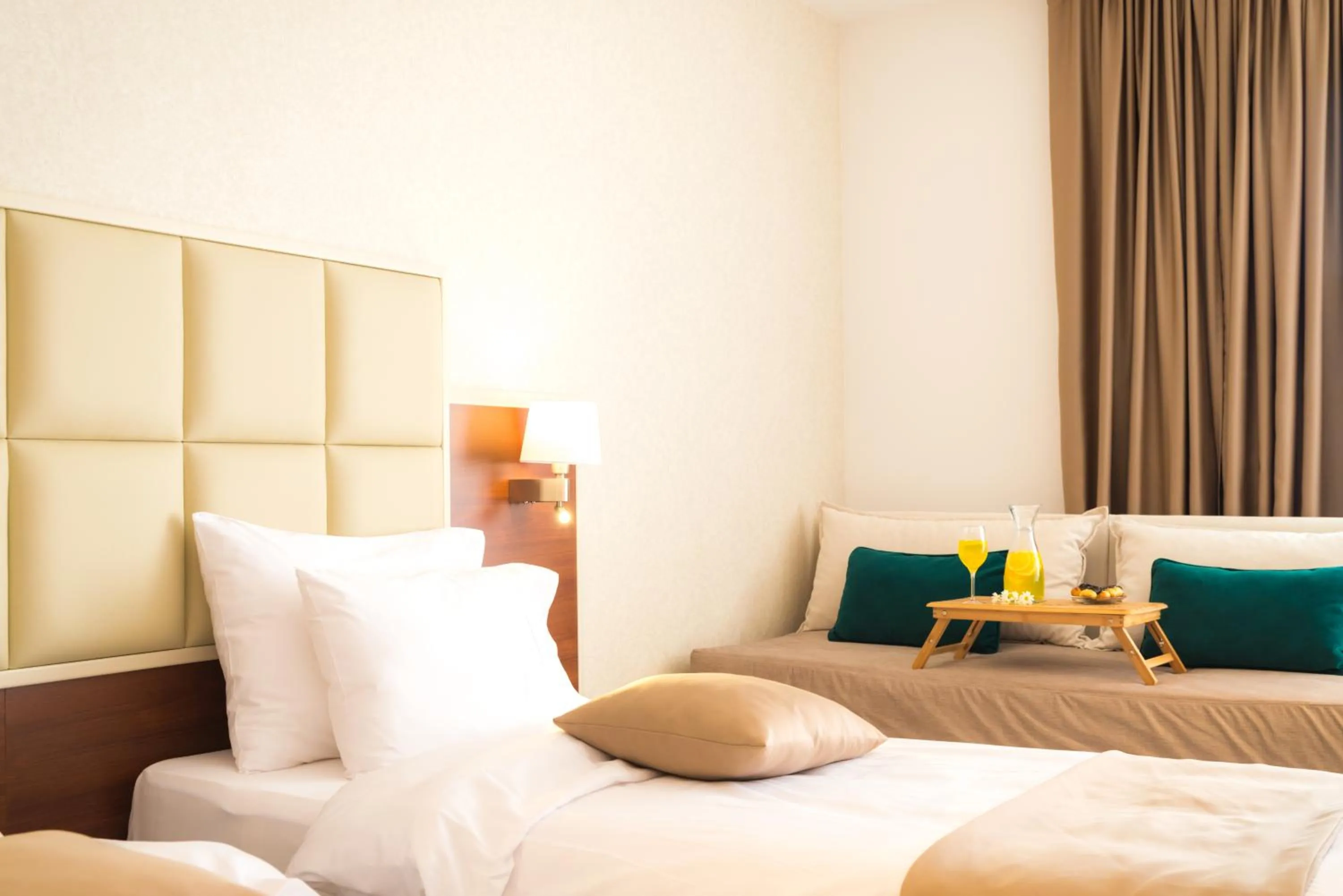 Bed in Hotel Kadmo by Aycon