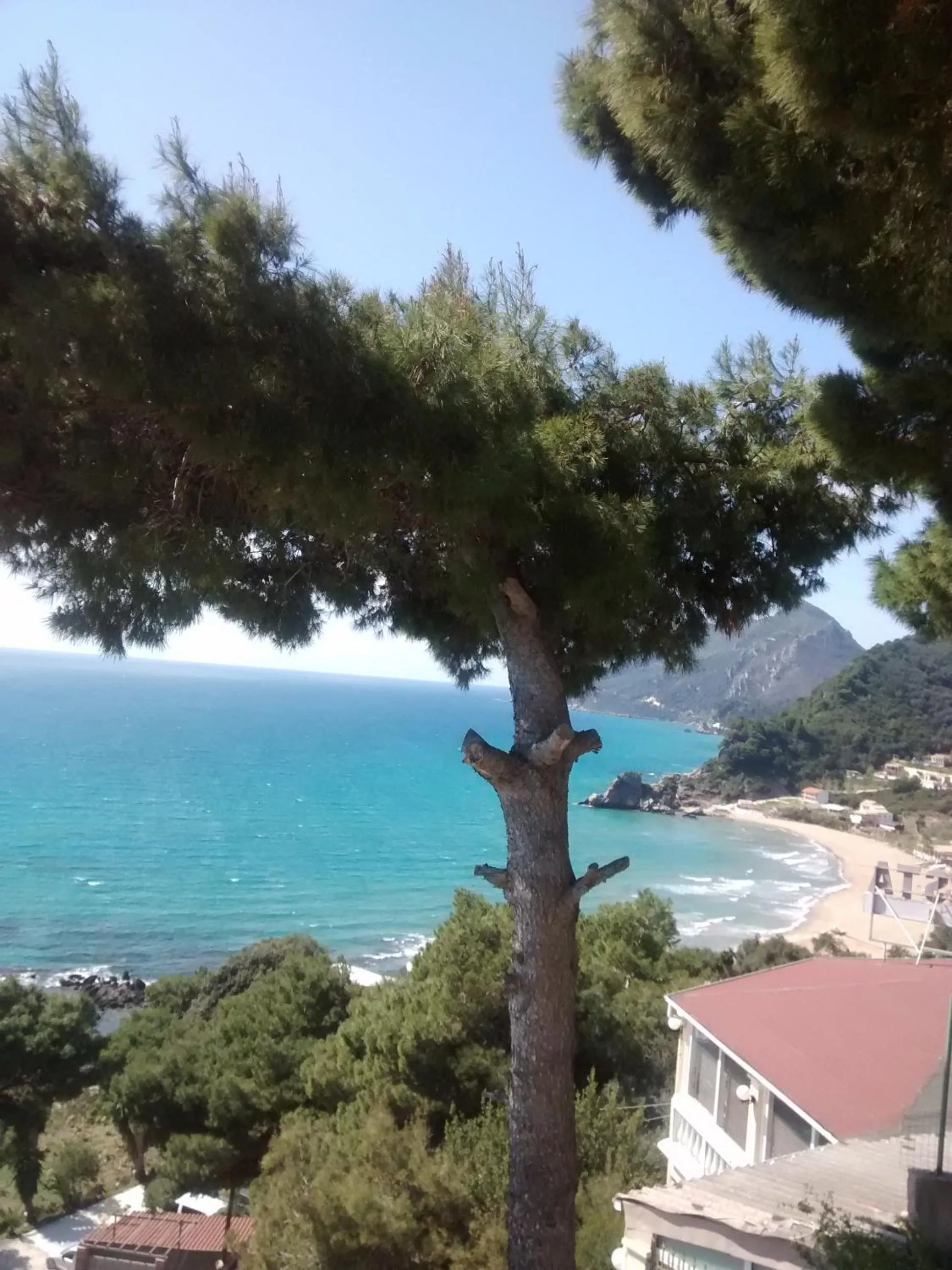 Sea view in Vicky's Panoramic View Apartments
