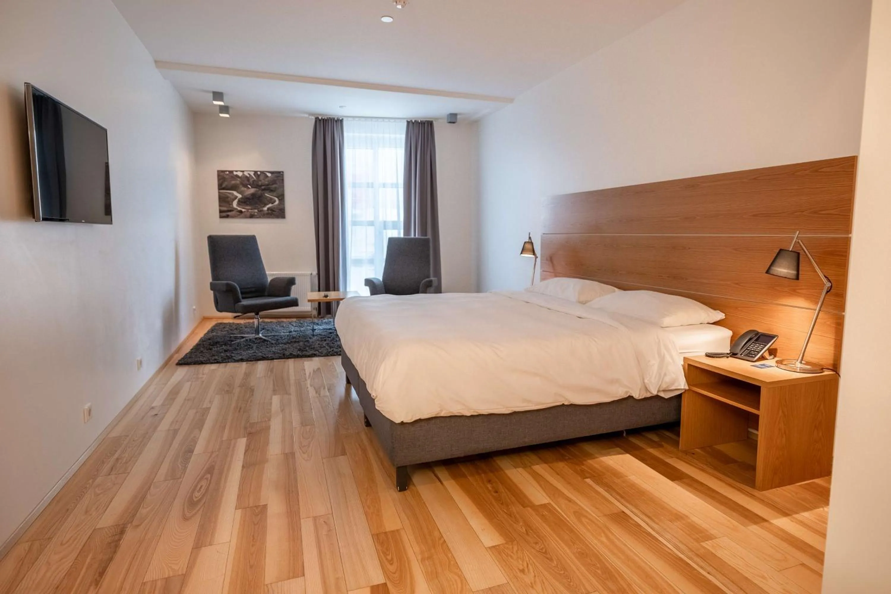 Bedroom, Bed in Park Inn by Radisson Reykjavik Keflavík Airport